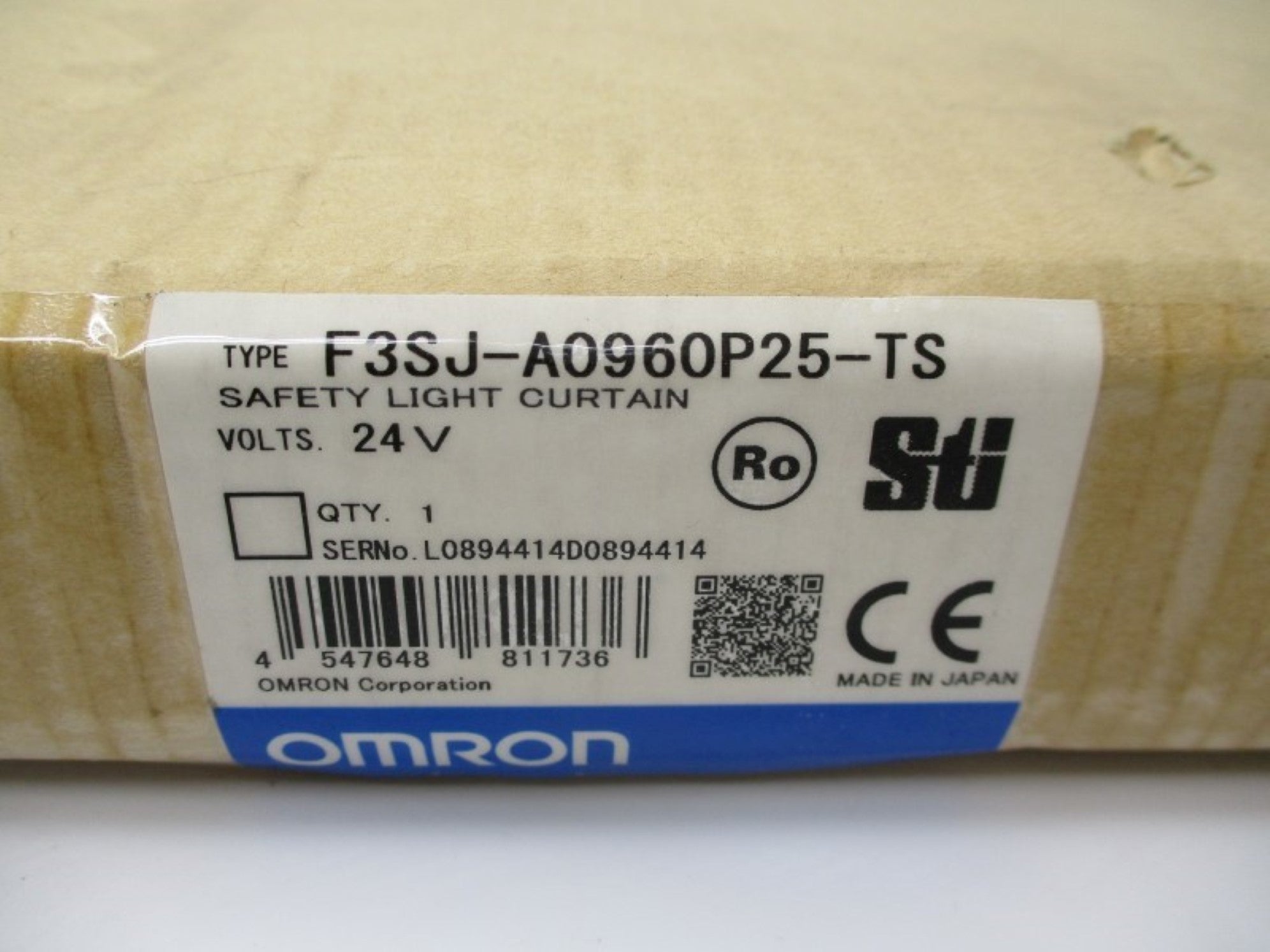OMRON F3SJ-A0960P25-TS NSFS