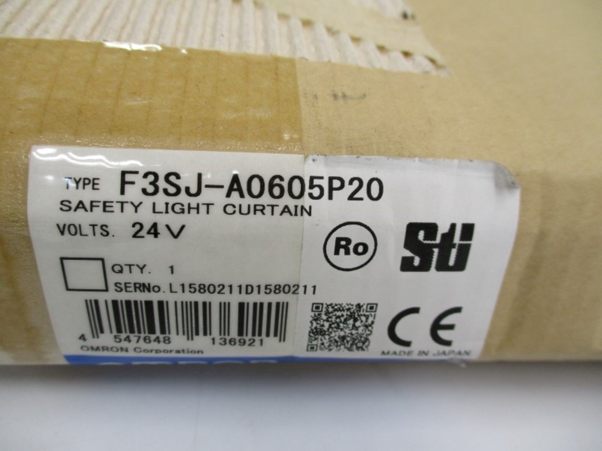 OMRON F3SJ-A0605P20 NSMP