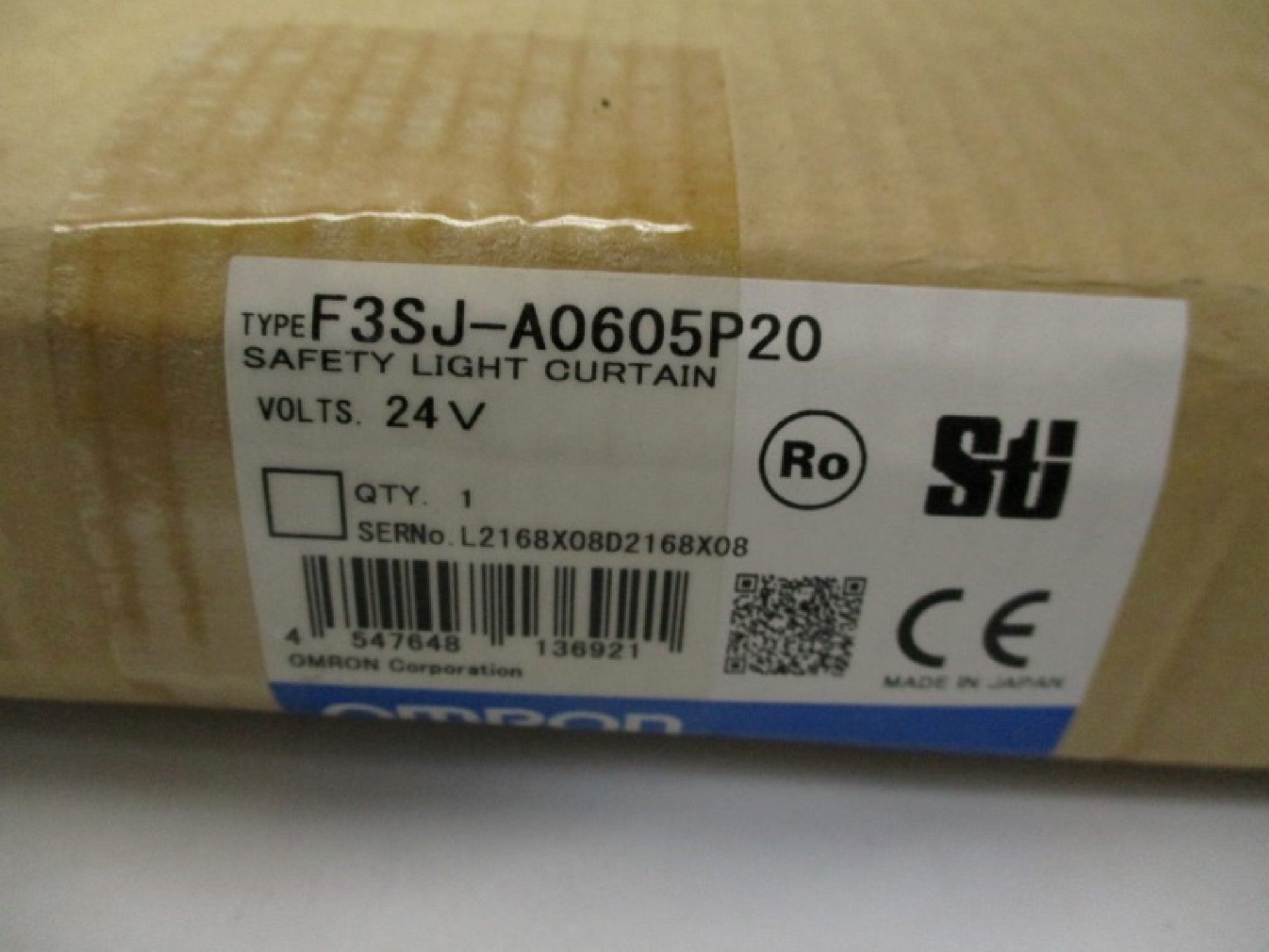 OMRON F3SJ-A0605P20 NSMP