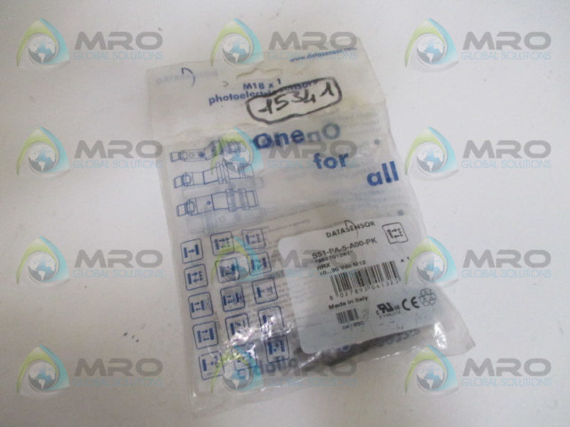 DATASENSOR S51-PA-5-A00-PK PROXIMITY SENSOR * NEW IN FACTORY BAG *
