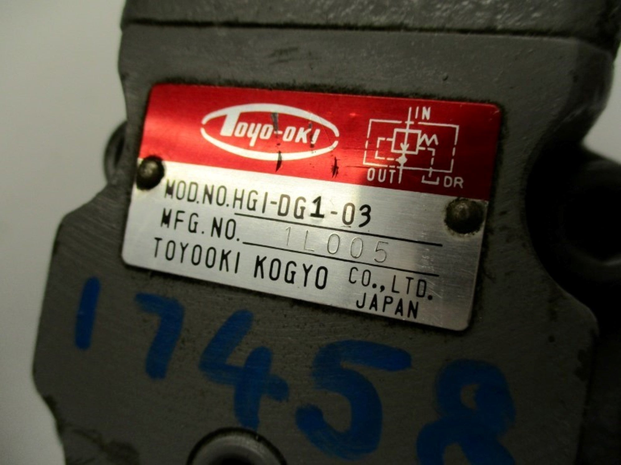 TOYOOKI KOGYO HG1-DG1-03 NSNP