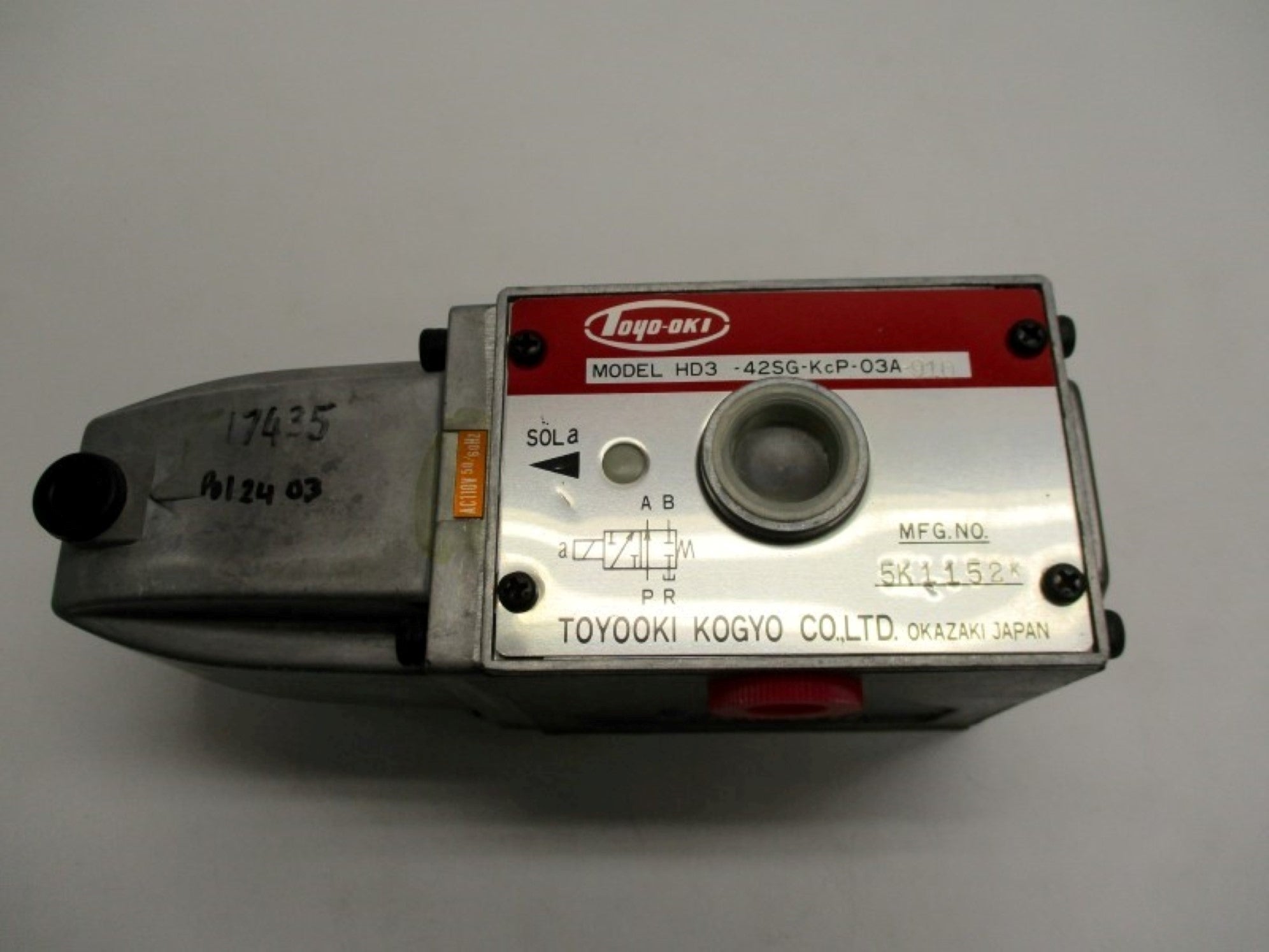 TOYOOKI KOGYO HD3-42SG-KCP-03A-910 NSNP