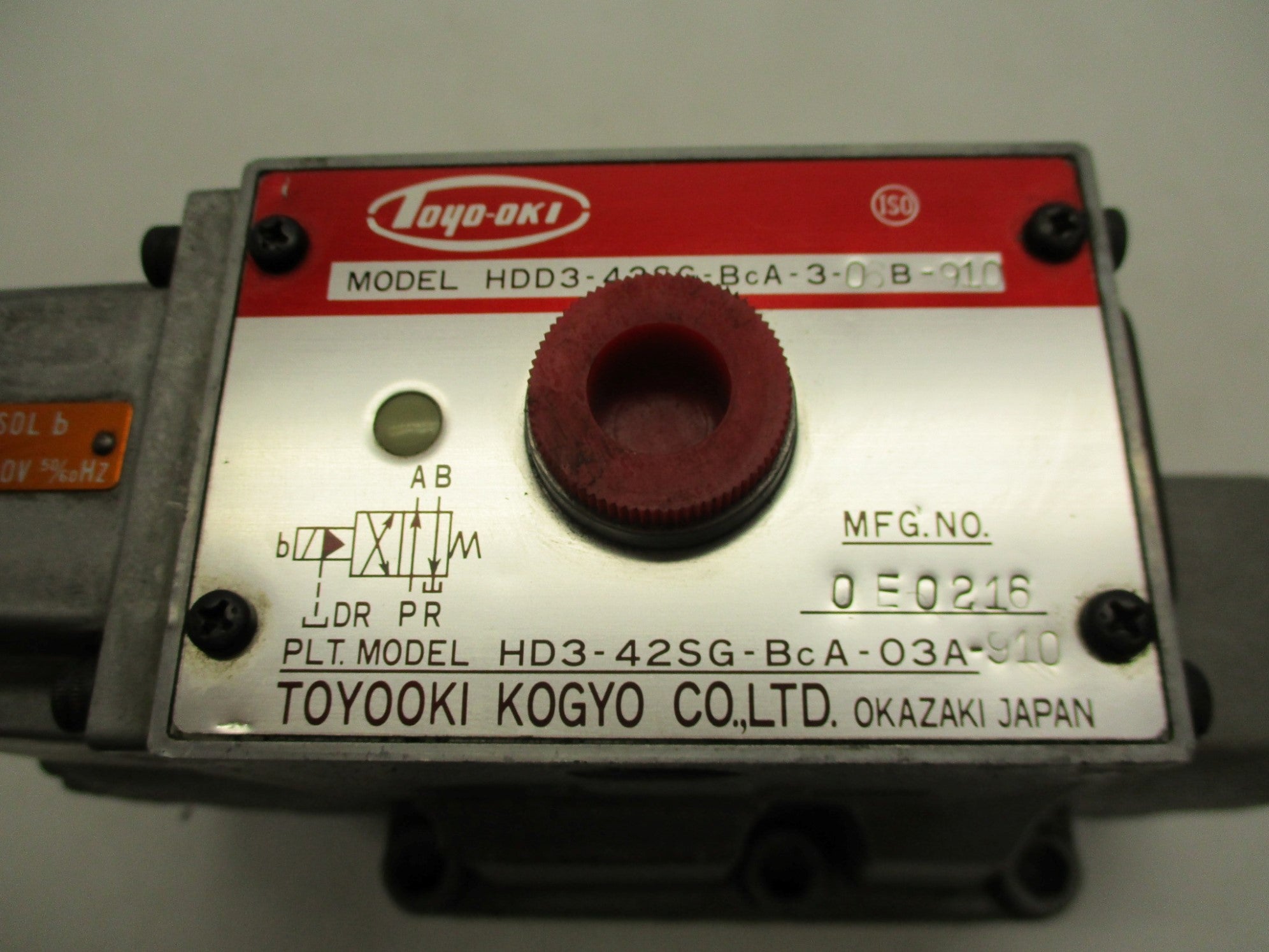 TOYOOKI KOGYO HDD3-42SG-BCA-3-06B-910 110VAC NSNP