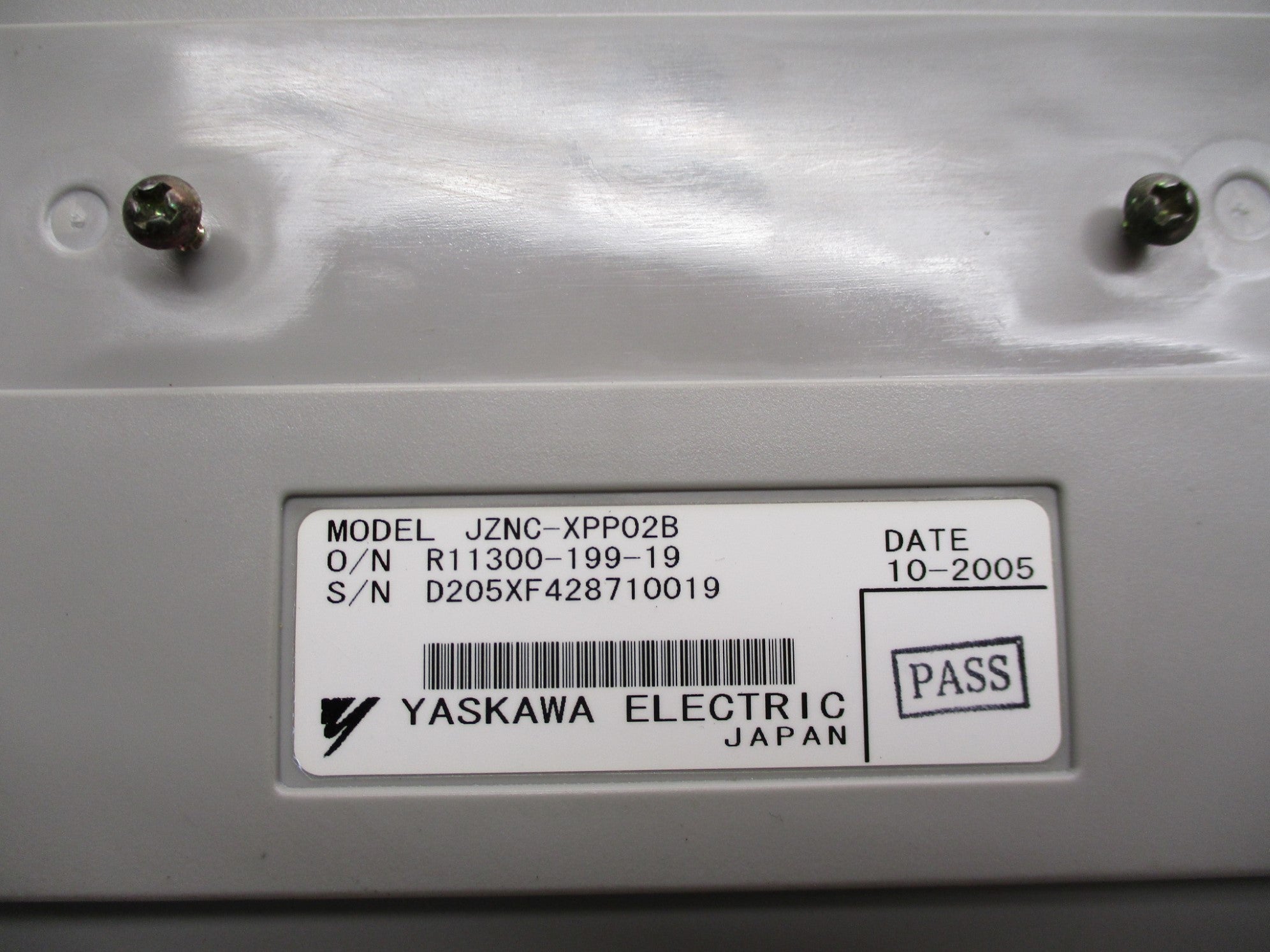 YASKAWA ELECTRIC JZNC-XPP02B (AS PICTURED) UNMP