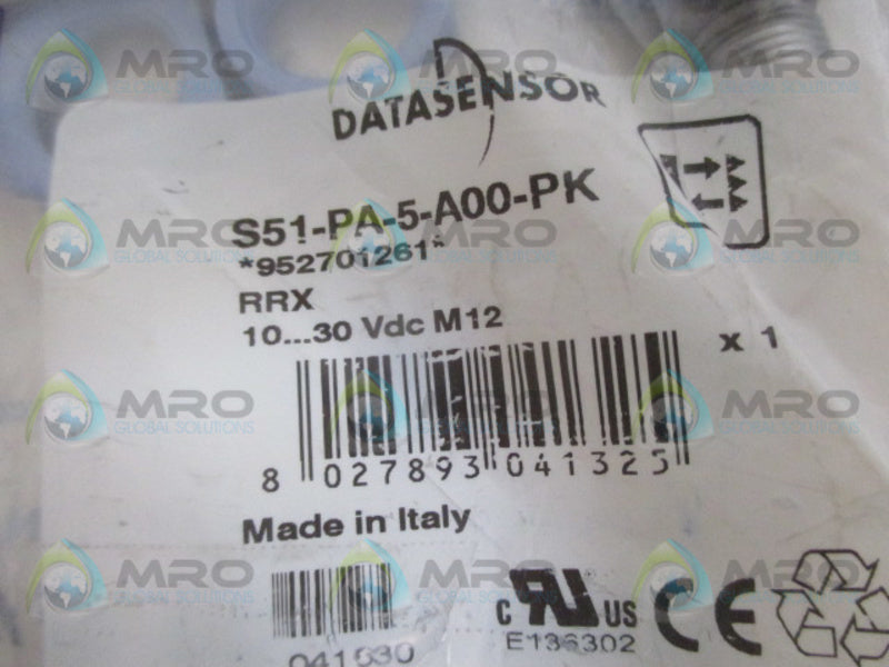 DATASENSOR S51-PA-5-A00-PK PROXIMITY SENSOR * NEW IN FACTORY BAG *