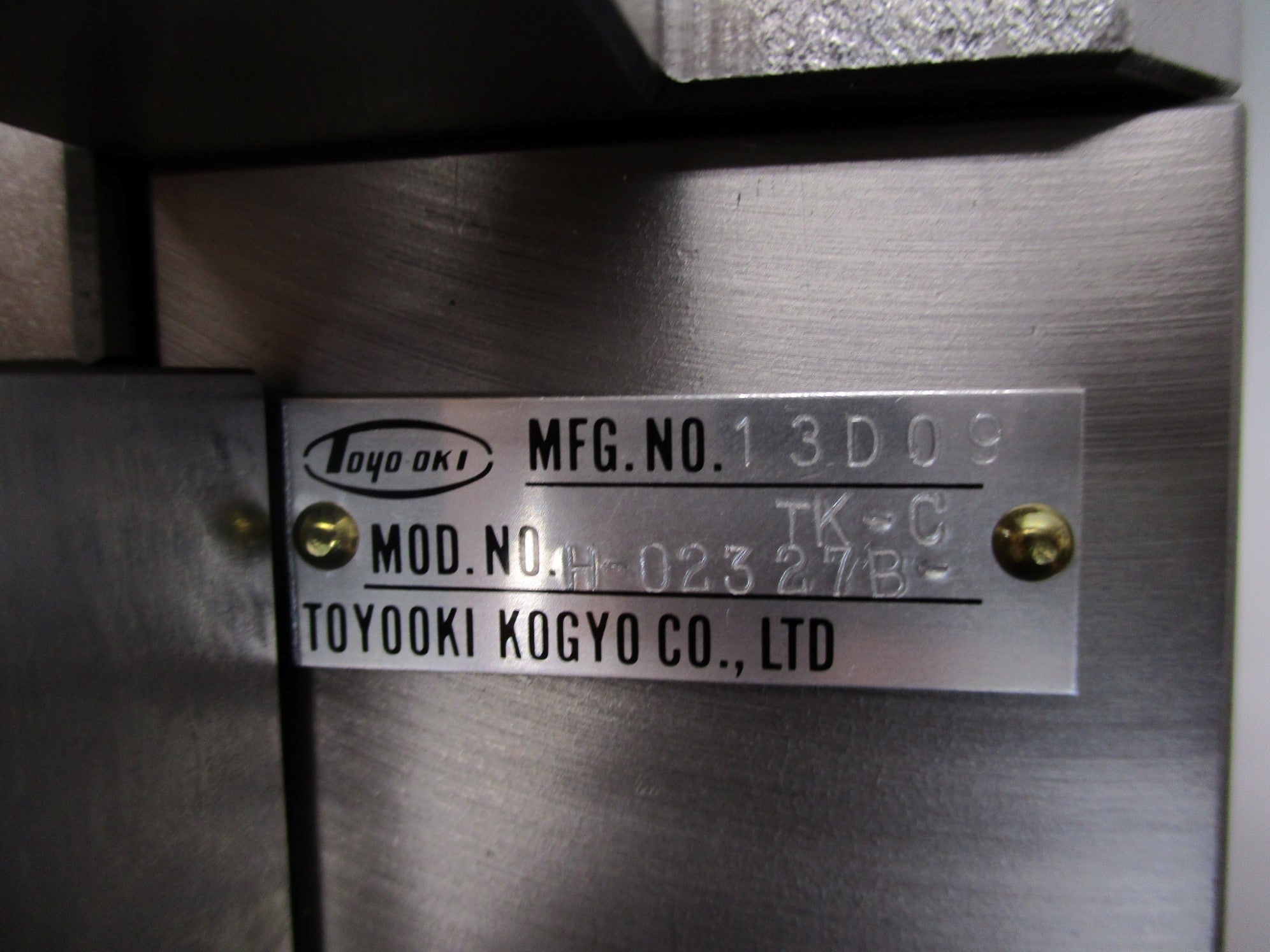 TOYOOKI KOGYO H-02327B-TK-C NSNP