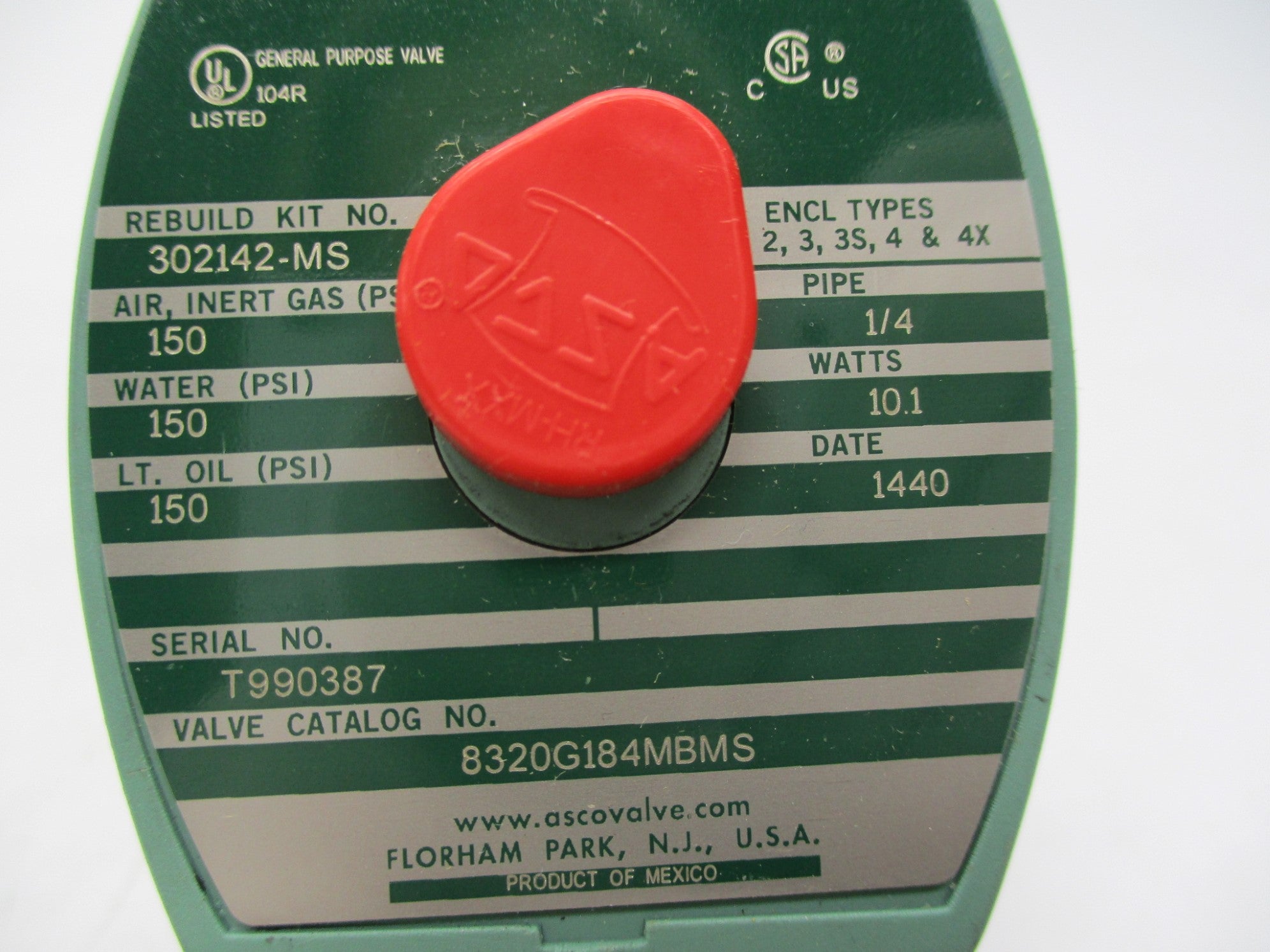 ASCO 8320G184MBMS NSMP