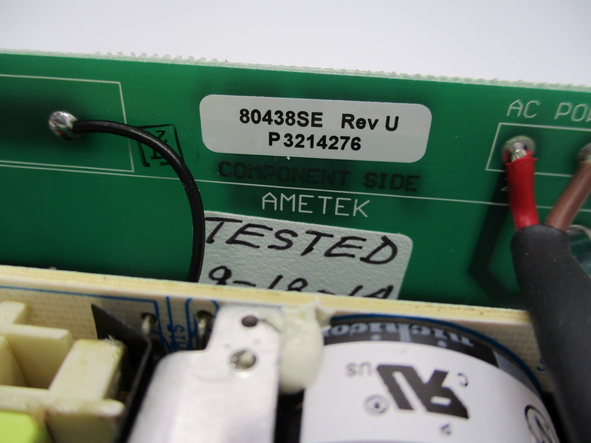 AMETEK 80438SE REV. U UNMP