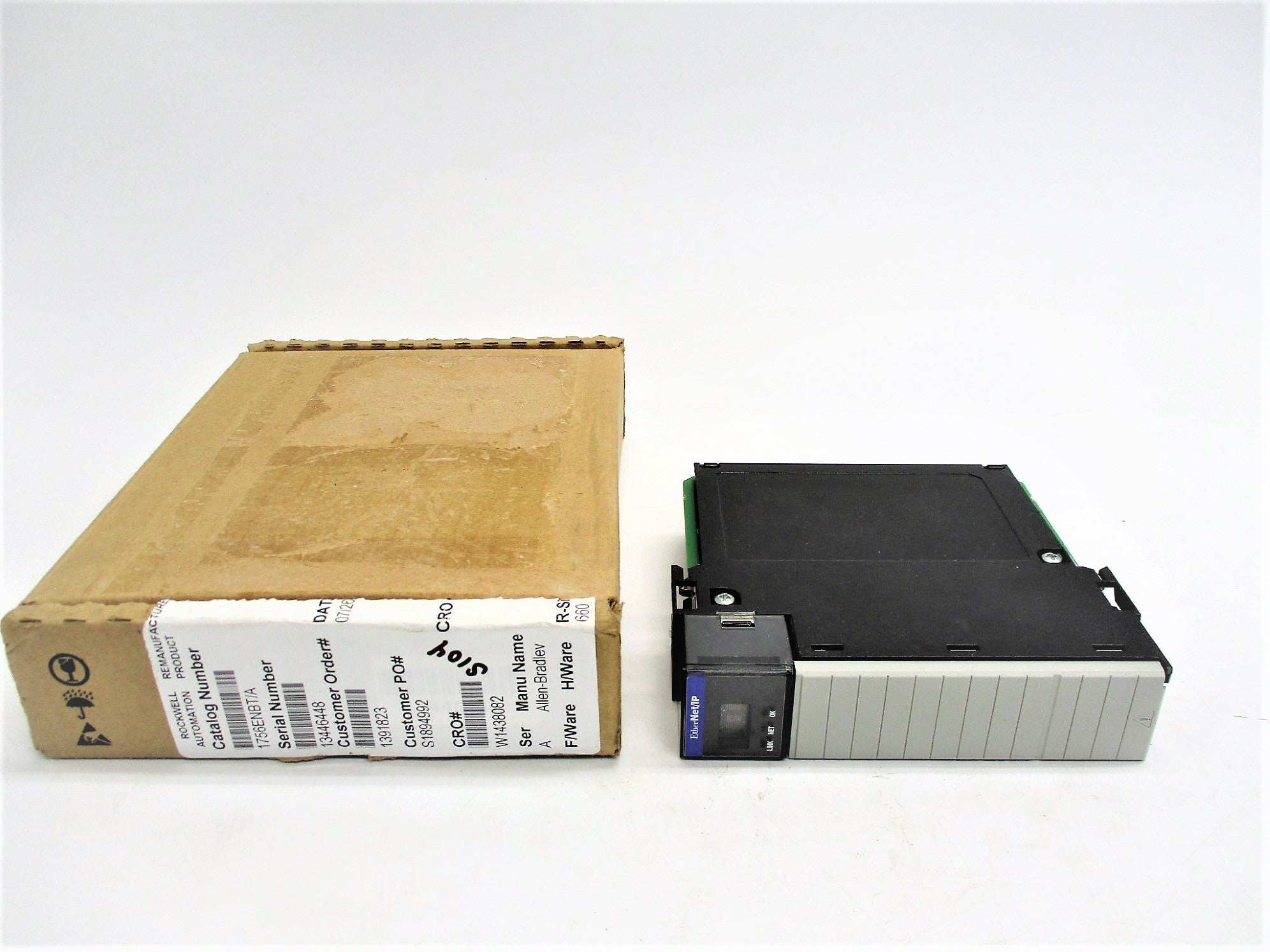 ALLEN BRADLEY 1756-ENBT SER. A F/W: 4.008 REMAN