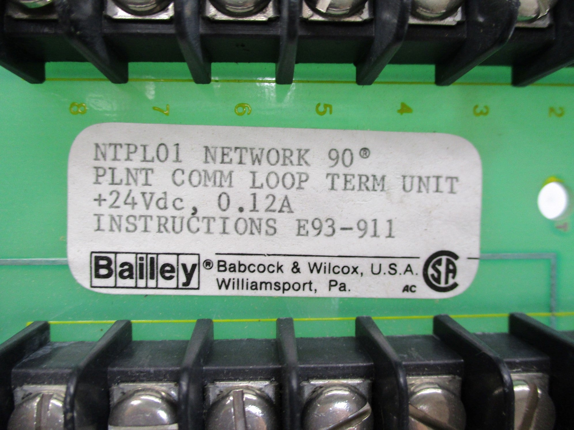 BAILEY NTPL-01 NSNP