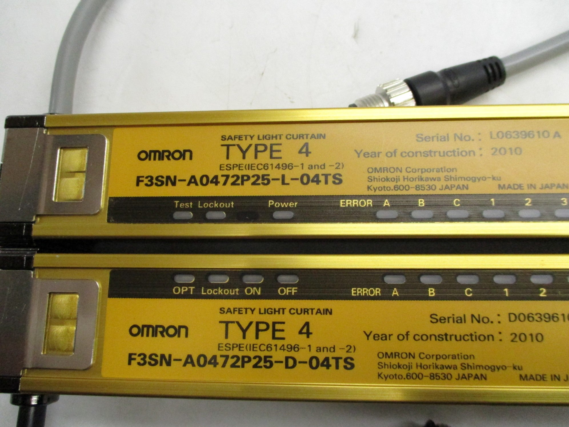 OMRON F3SN-A0472P25-04TS NSMP