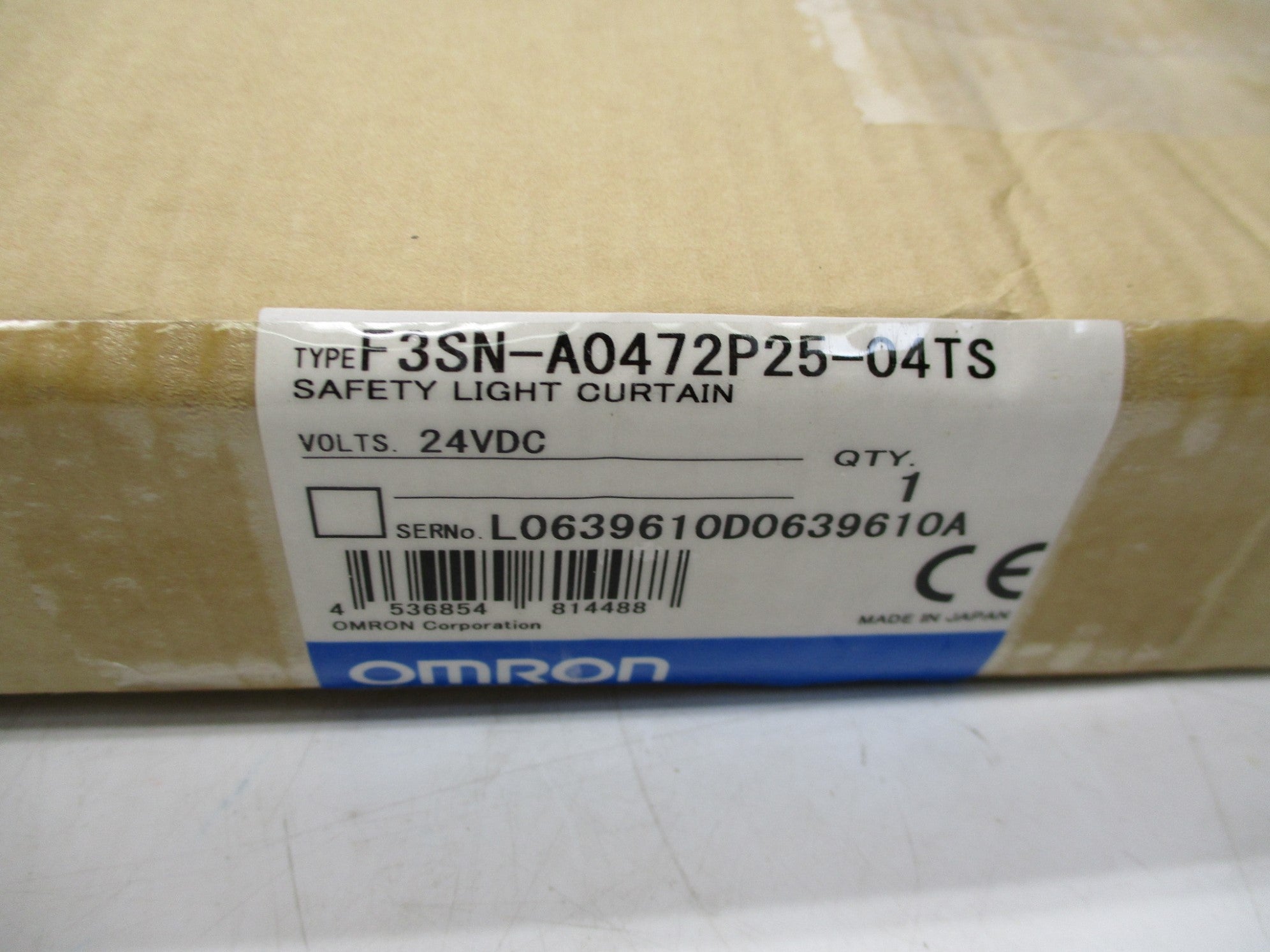 OMRON F3SN-A0472P25-04TS NSMP