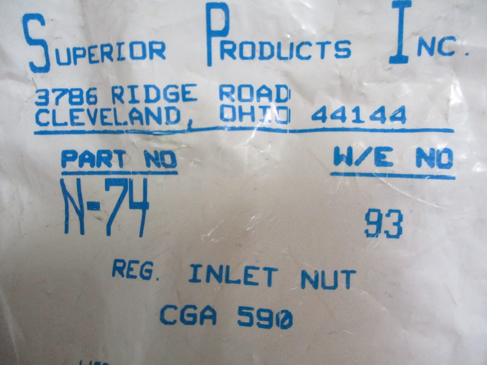 SUPERIOR PRODUCTS N-74 NSMP