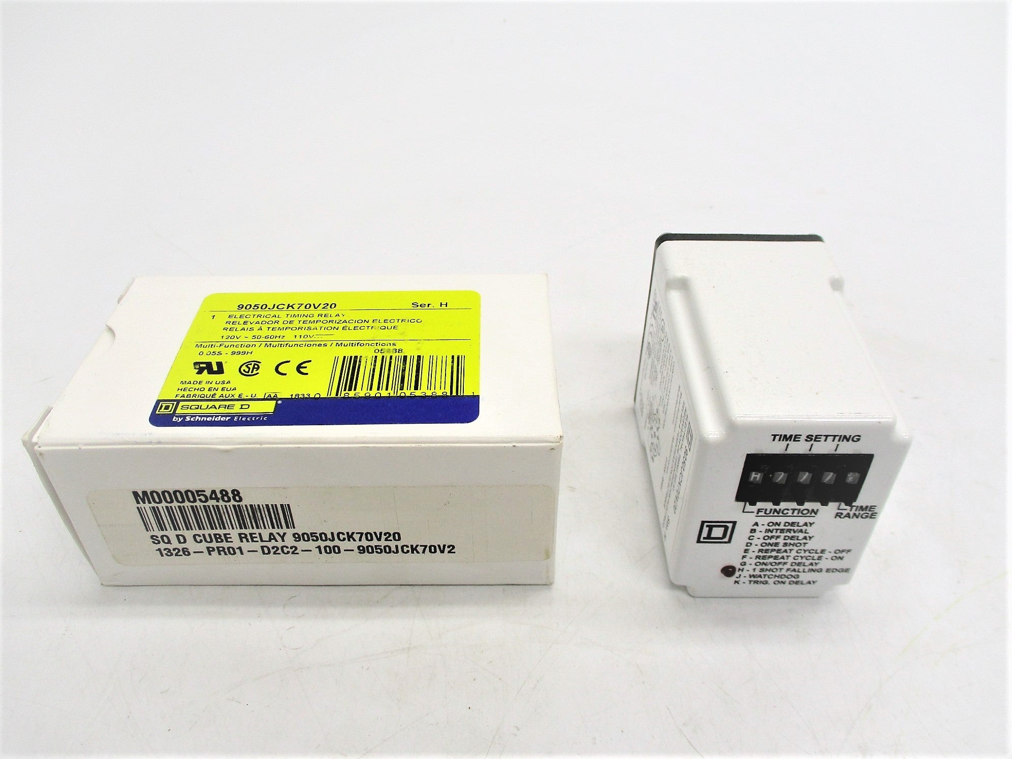 SQUARE D 9050JCK70V20  SER. H  110/120V NSMP