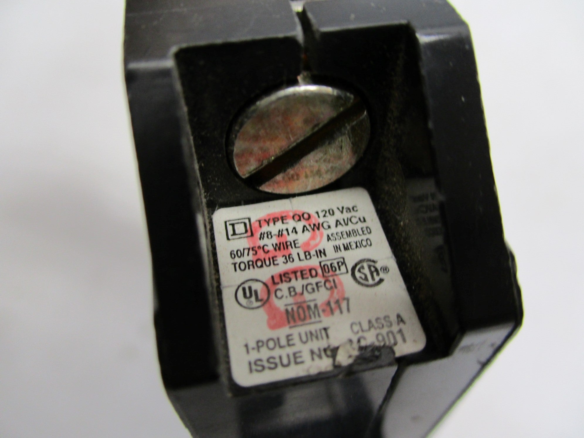 SQUARE D QO130GFI 30A UNMP