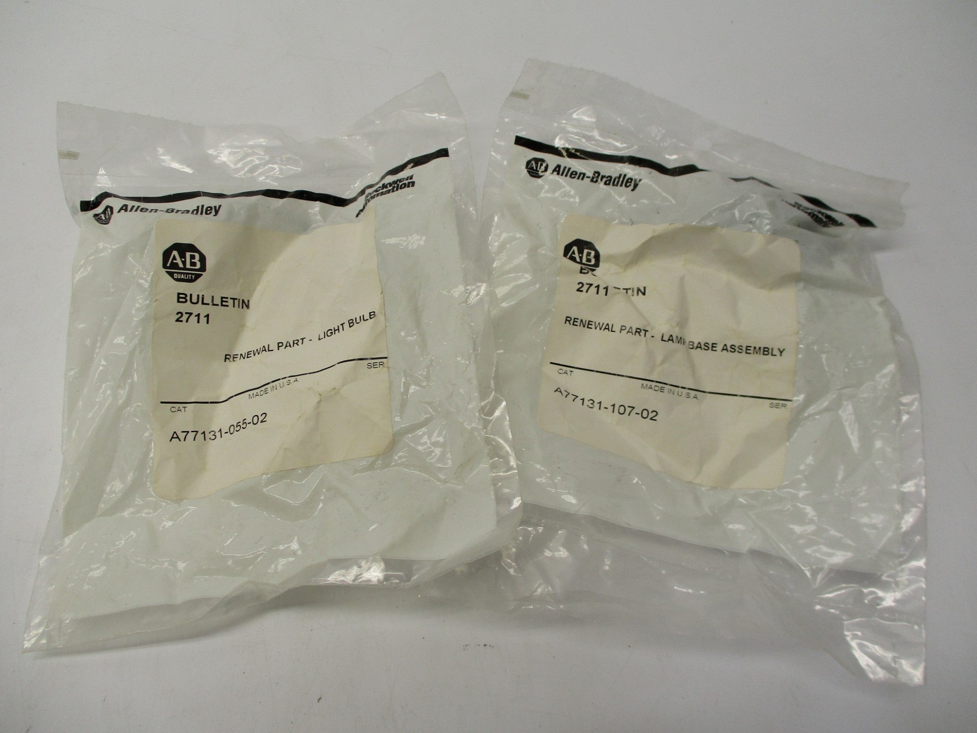 ALLEN BRADLEY 2711-NL1 SER. B (WH) NSMP