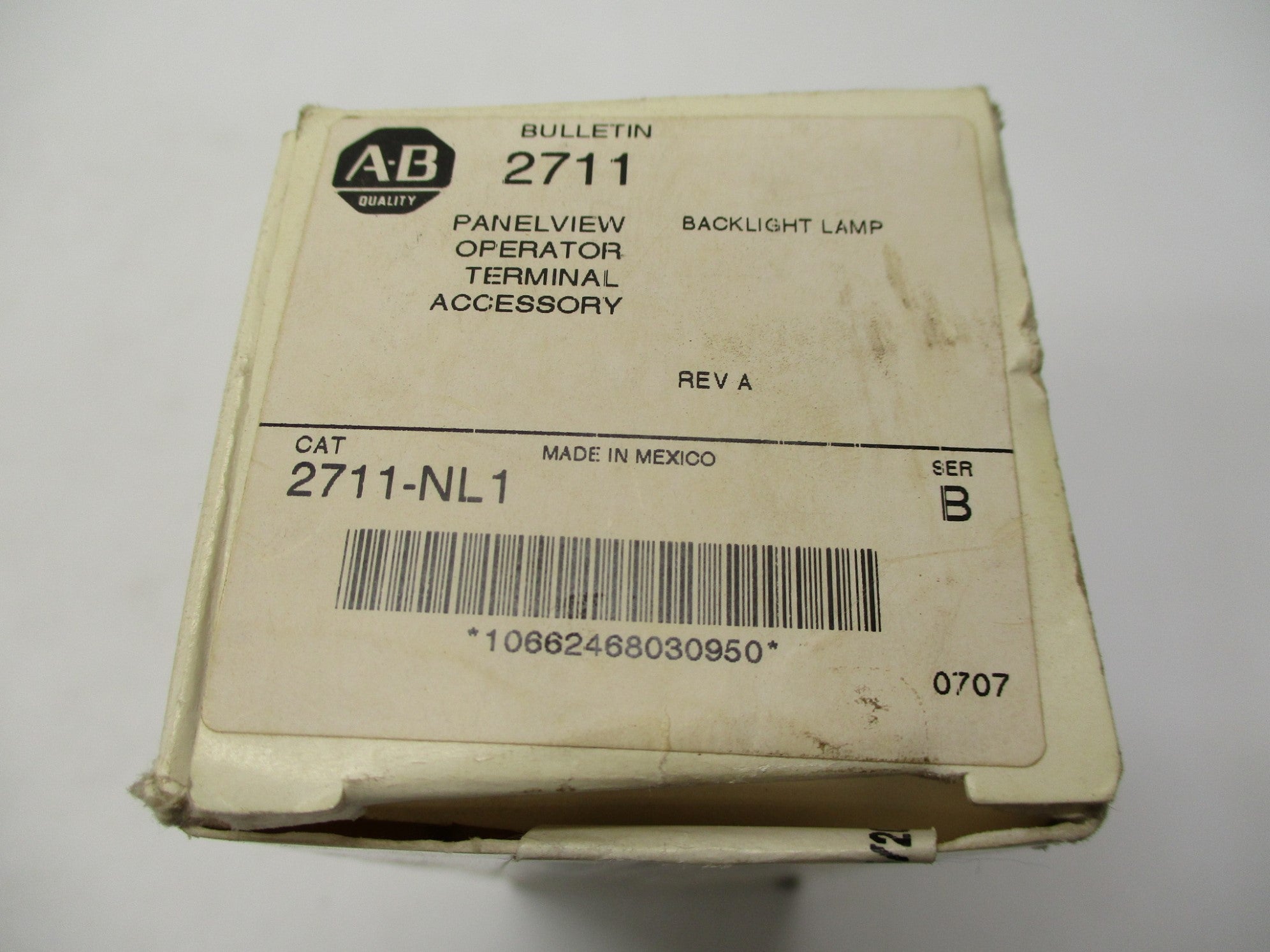 ALLEN BRADLEY 2711-NL1 SER. B (WH) NSMP
