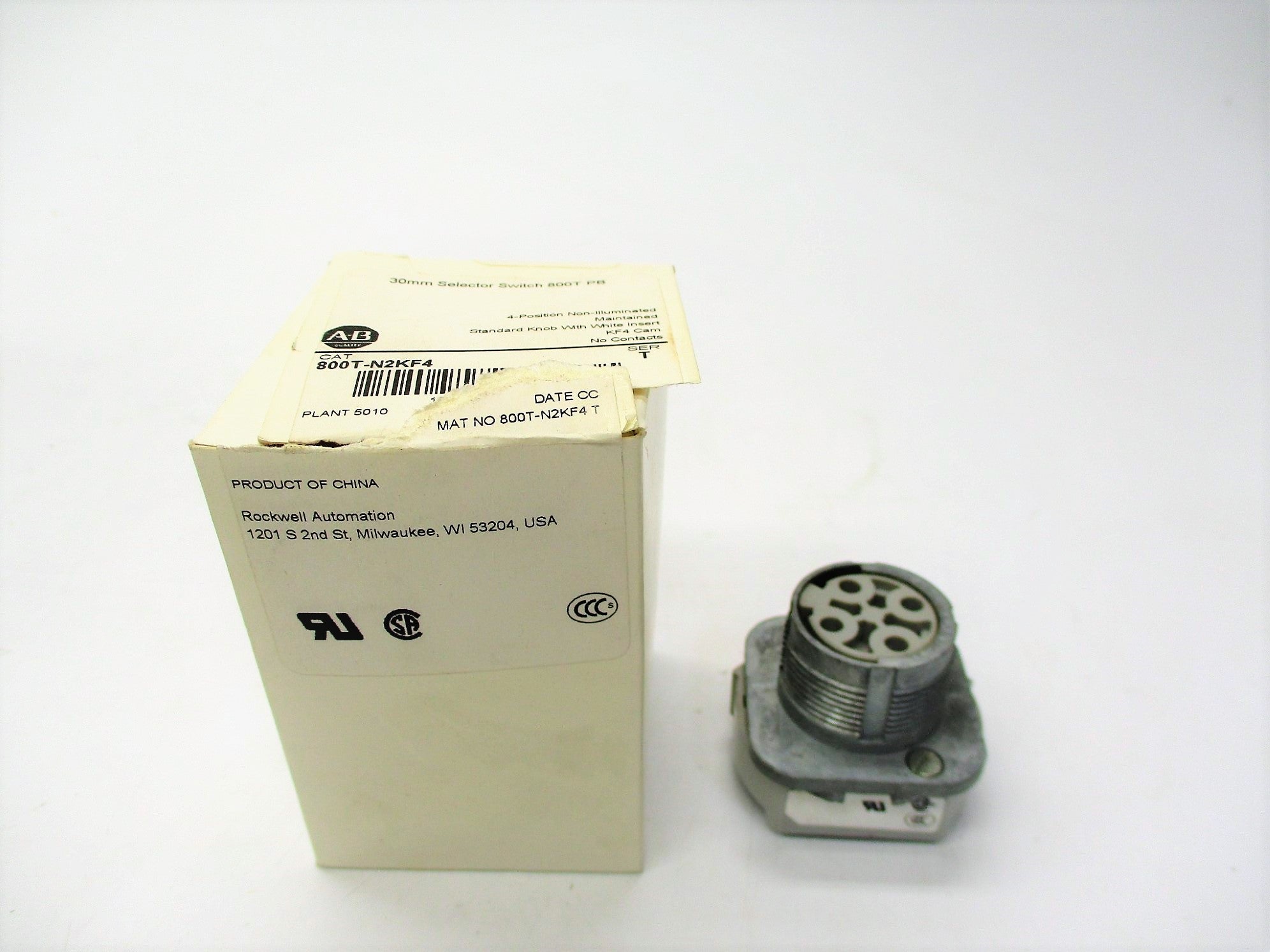 ALLEN BRADLEY 800T-N2KF4 SER.T (AS PICTURED) (WH) NSMP