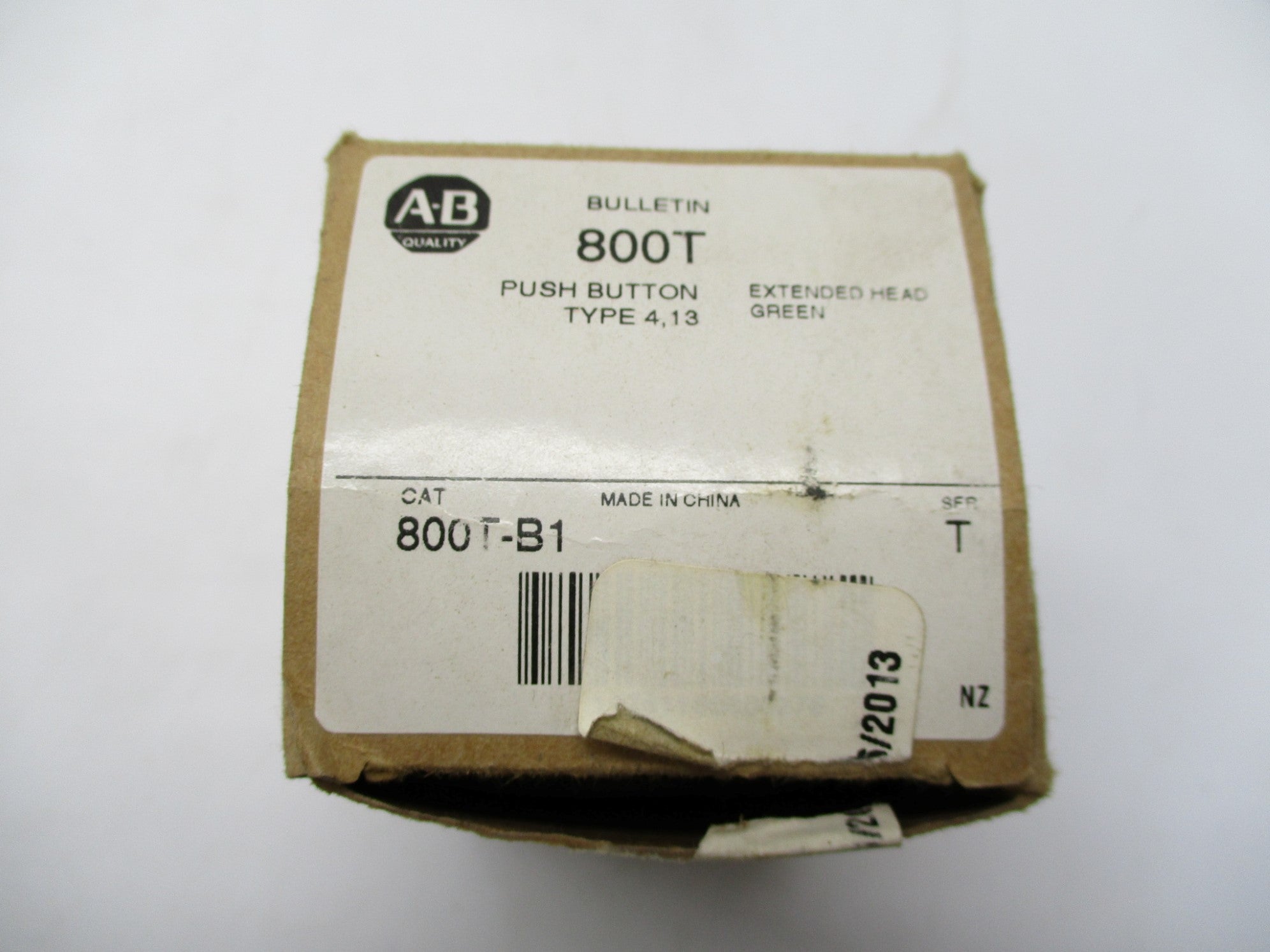 ALLEN BRADLEY 800T-B1 SER. T (BR/WH) NSMP