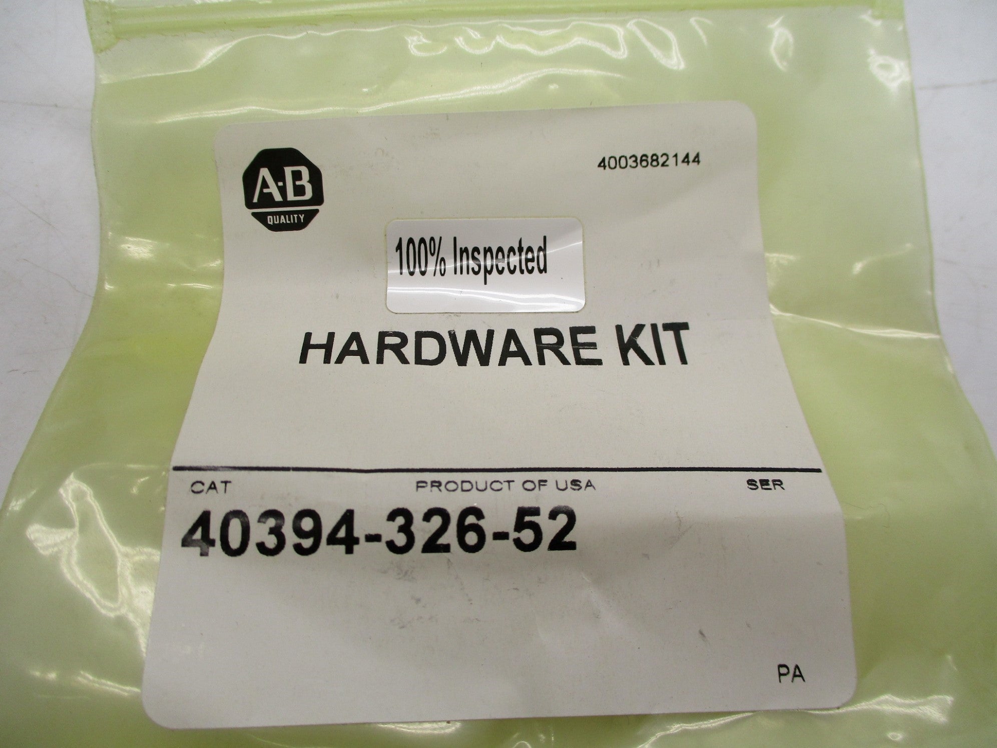 INDUSTRIAL SPARE PART 40394-326-52 NSMP