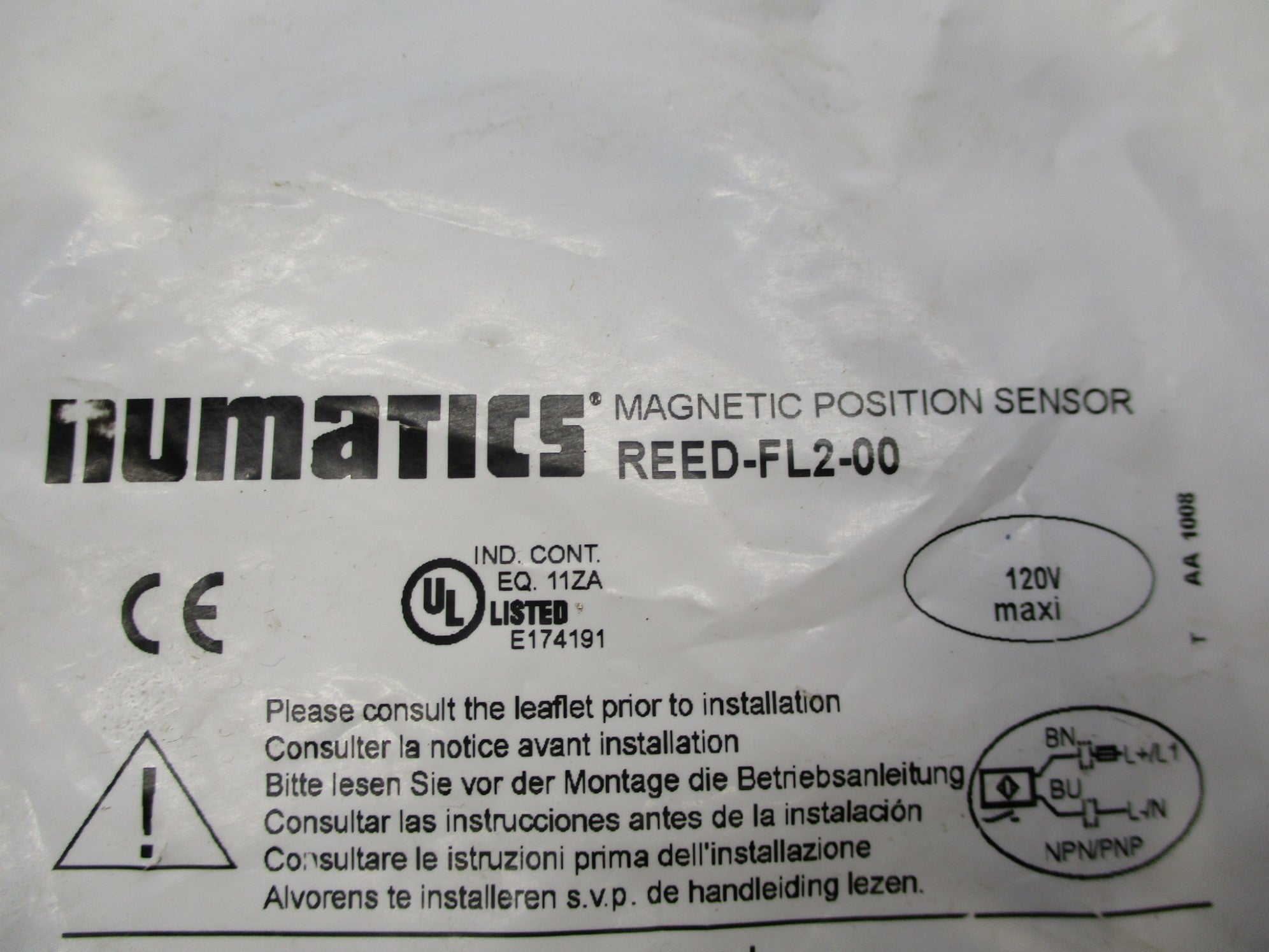 NUMATICS REED-FL2-00 NSMP