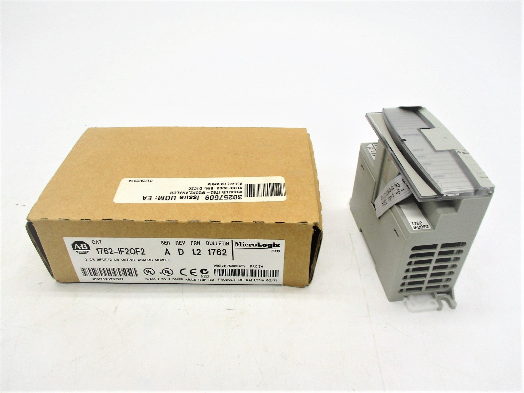 ALLEN BRADLEY 1762-IF2OF2 SER. A F/W: 1.2 NSMP