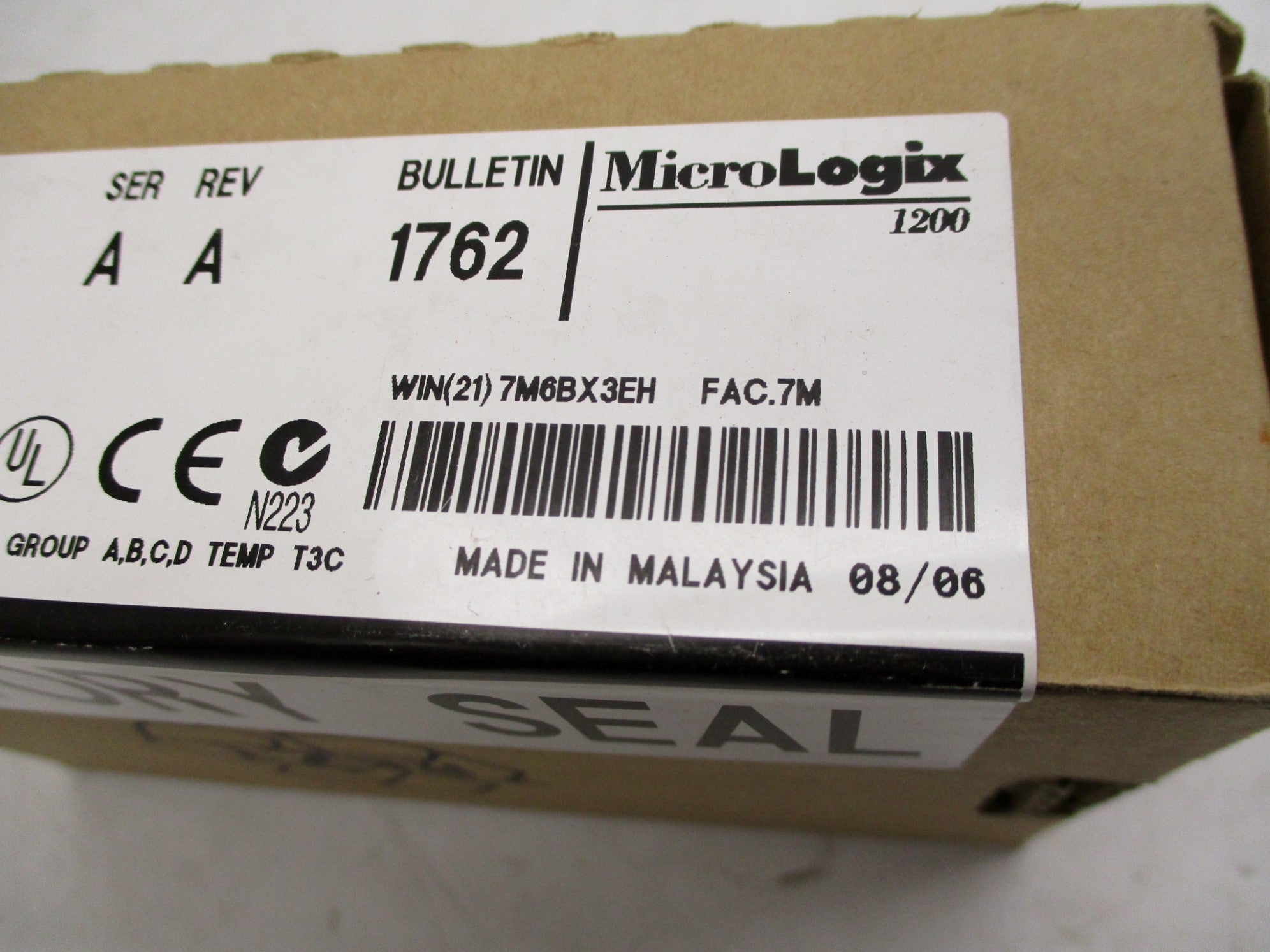 ALLEN BRADLEY 1762-OW16 SER. A DATE: 2006 NSFS