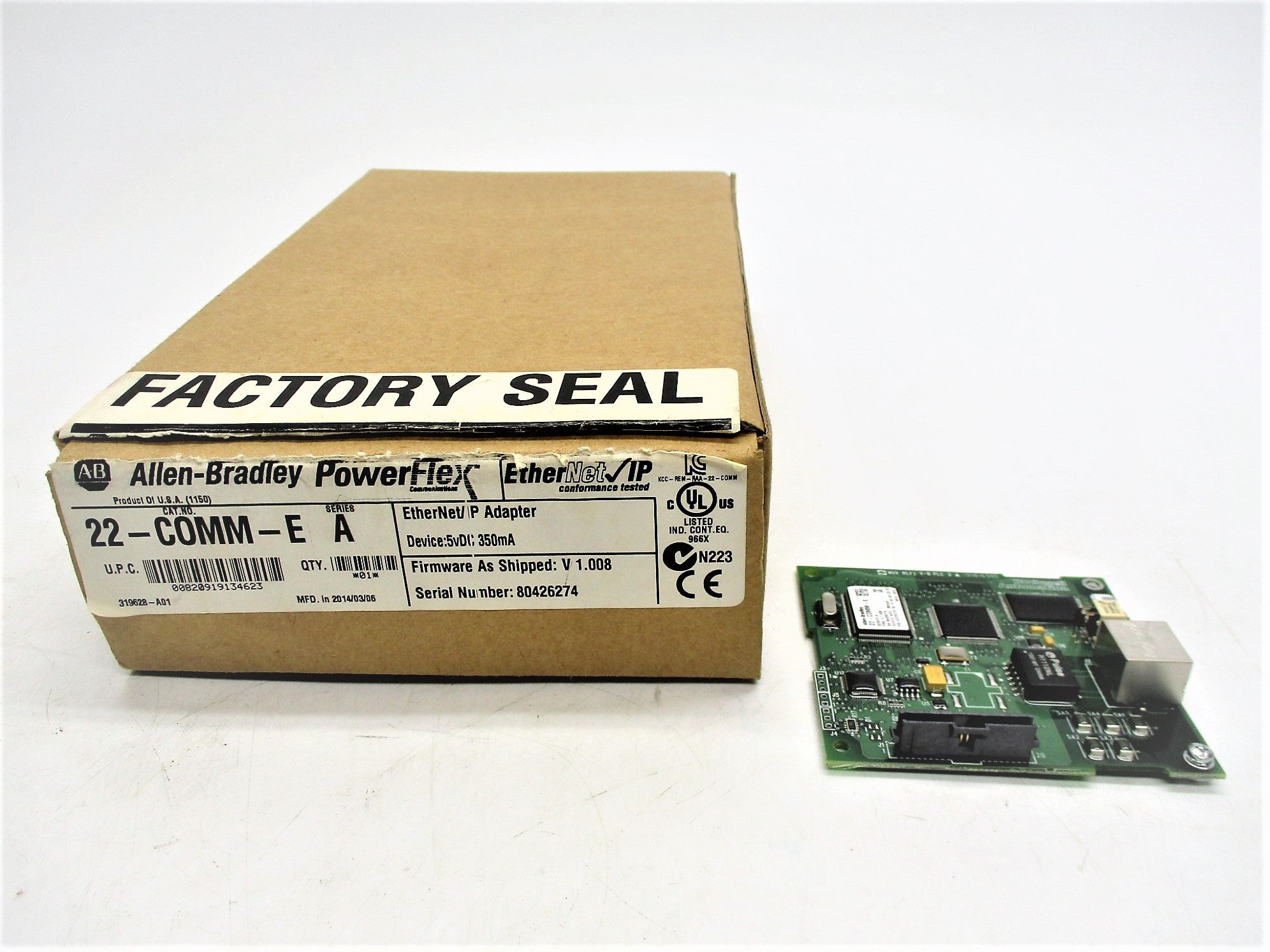 ALLEN BRADLEY 22-COMM-E SER. A F/W 1.008 NSMP