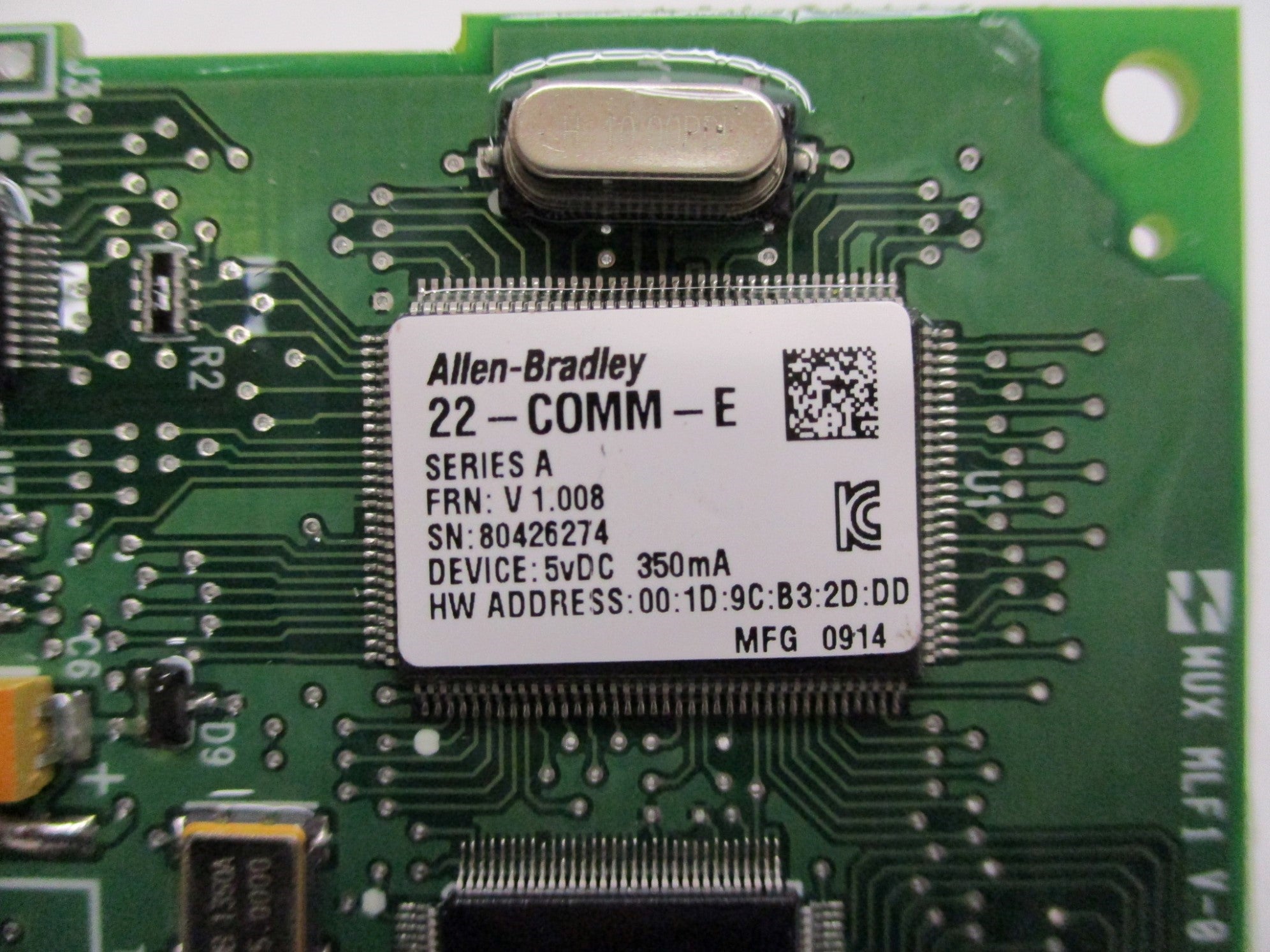 ALLEN BRADLEY 22-COMM-E SER. A F/W 1.008 NSMP