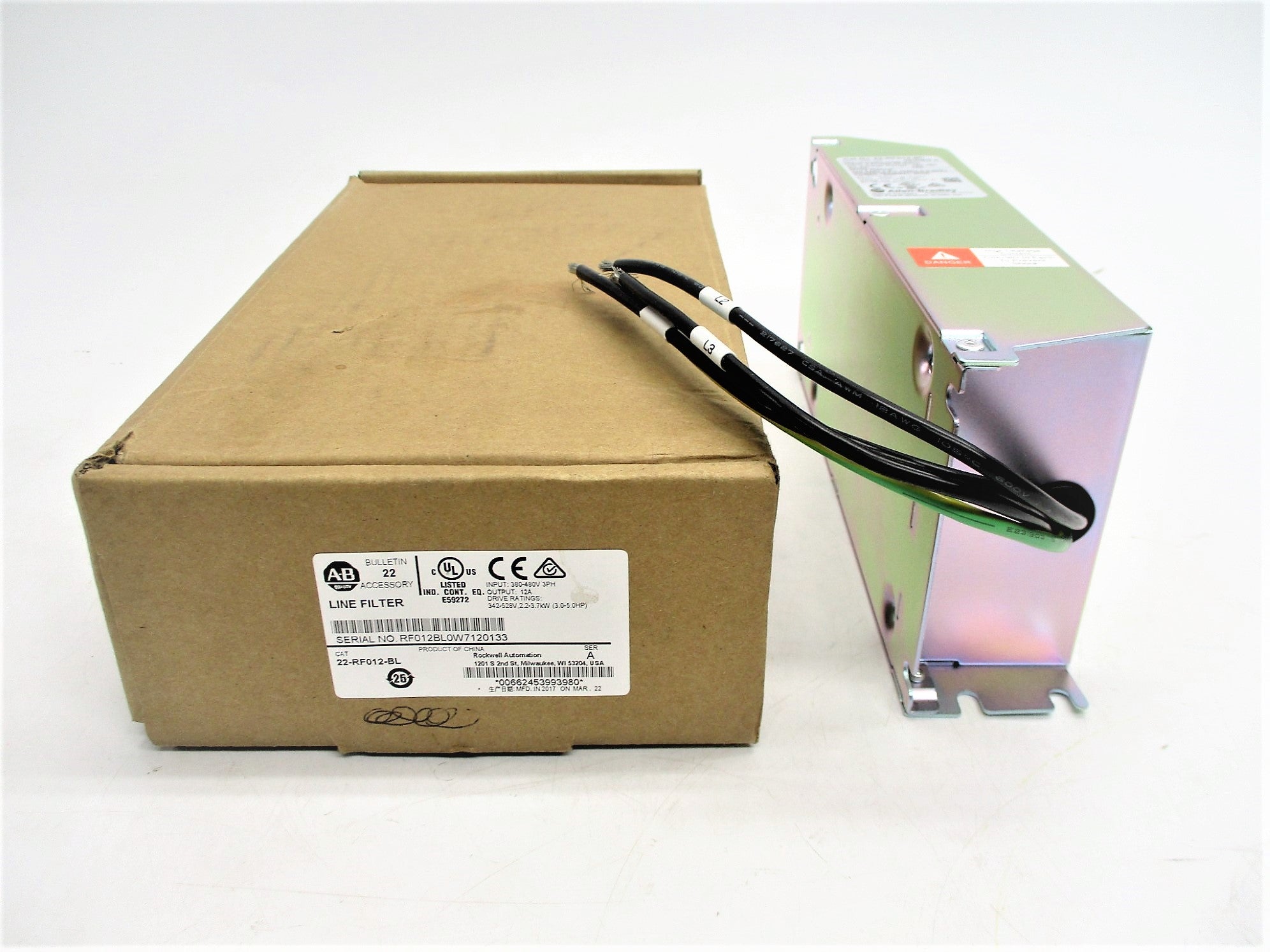 ALLEN BRADLEY 22-RF012-BL SER. A 380-480VAC 12A NSMP