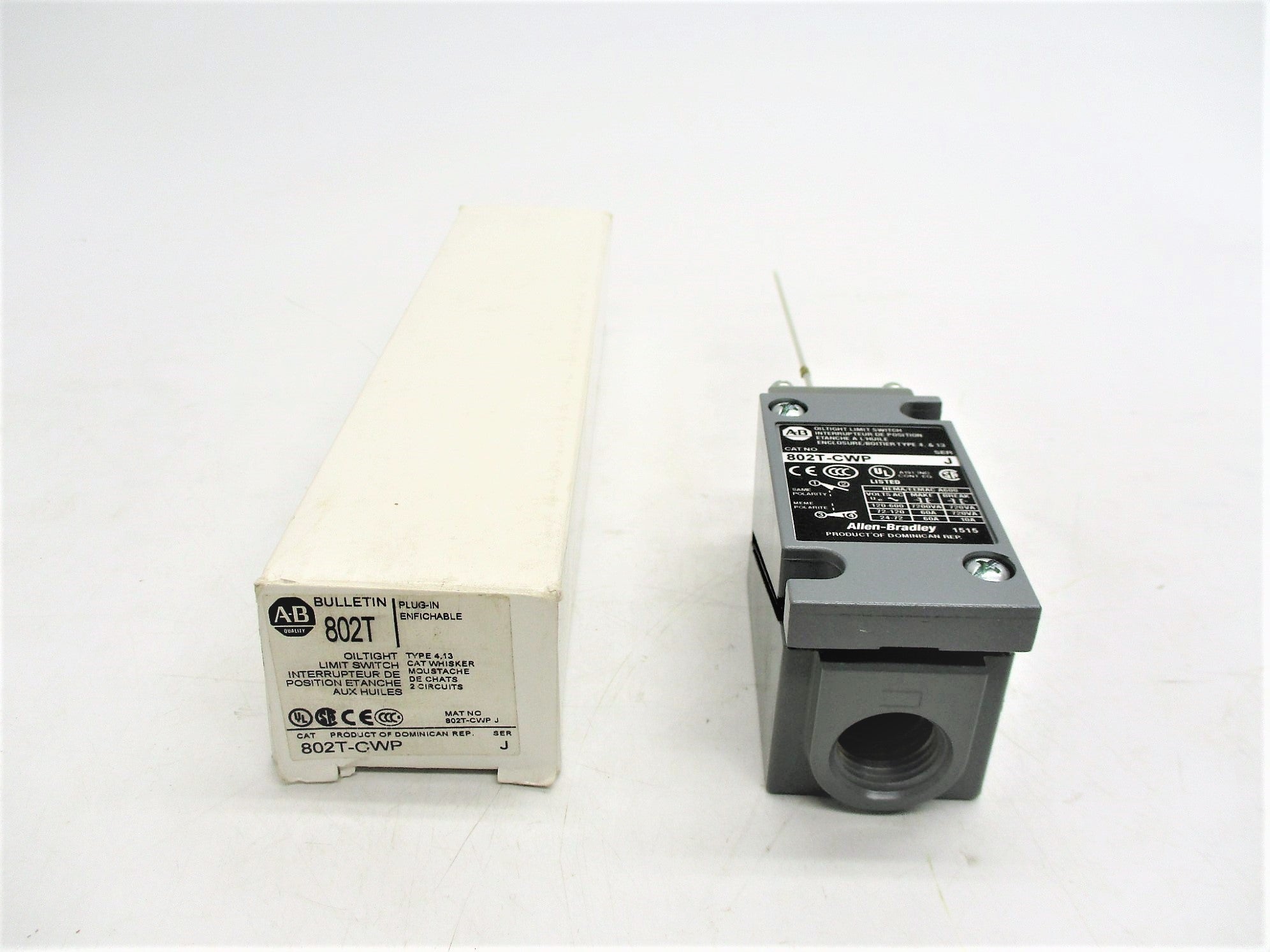 ALLEN BRADLEY 802T-CWP SER. J (WH) NSMP