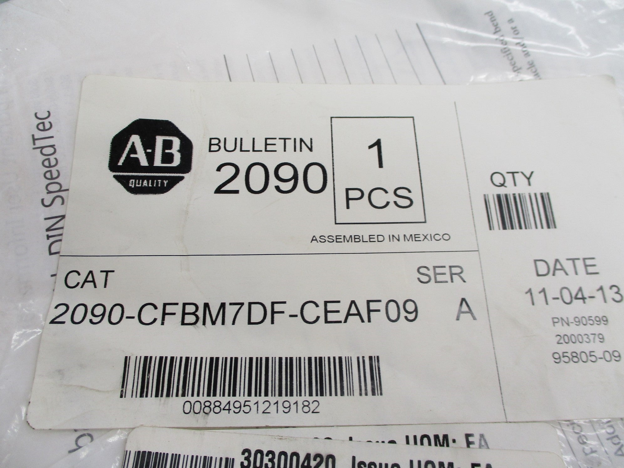 ALLEN BRADLEY 2090-CFBM7DF-CEAF09 SER. A NSMP