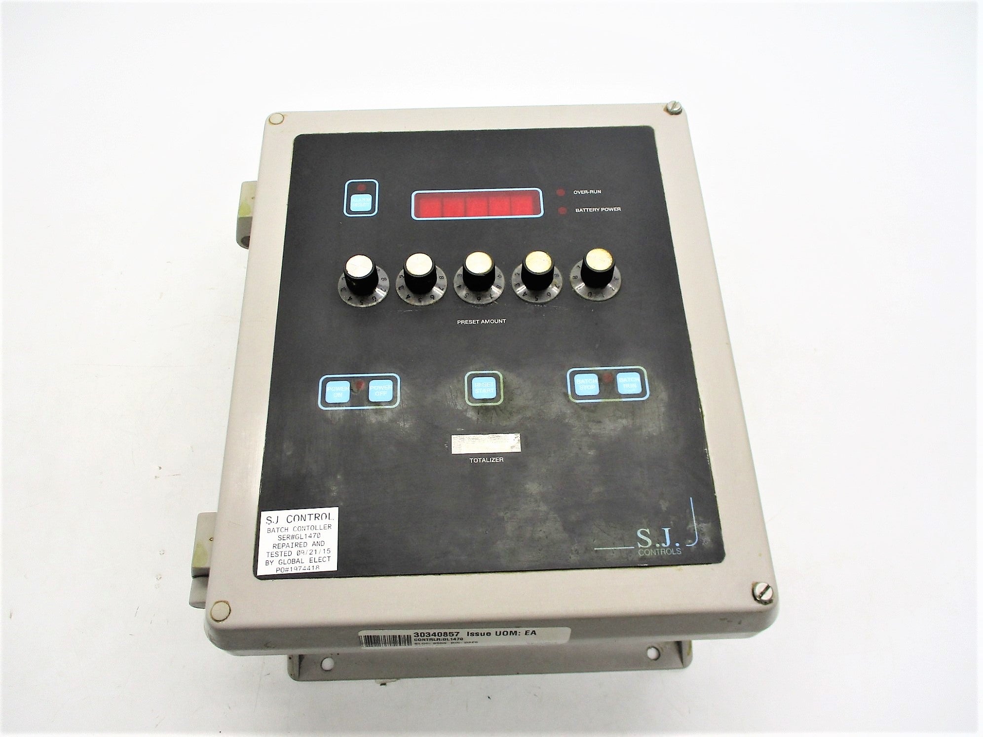 S.J. CONTROLS EBU-10-FG-00-31 UNMP