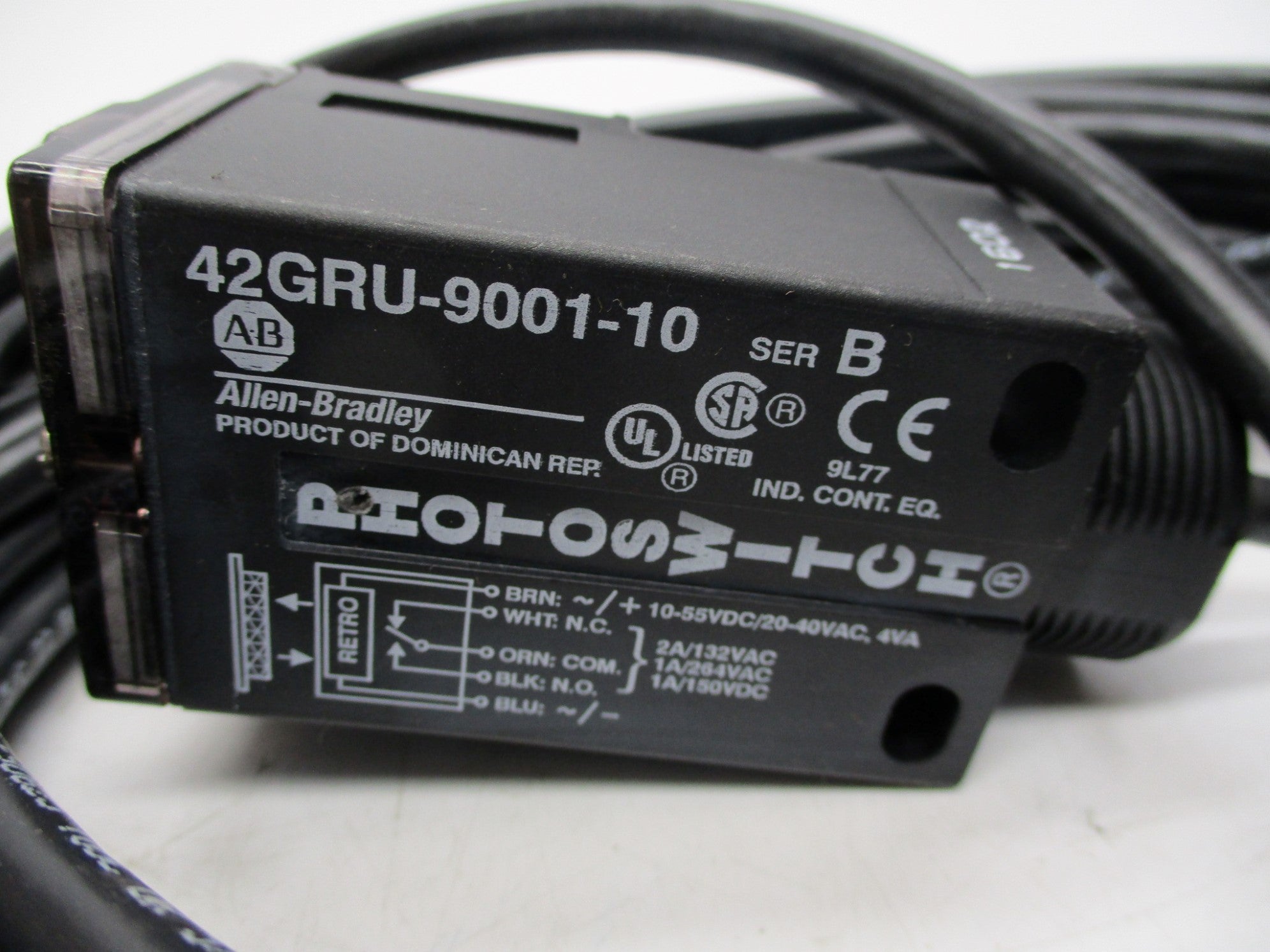 ALLEN BRADLEY 42GRU-9001-10 SER. B (BR/WH) NSMP