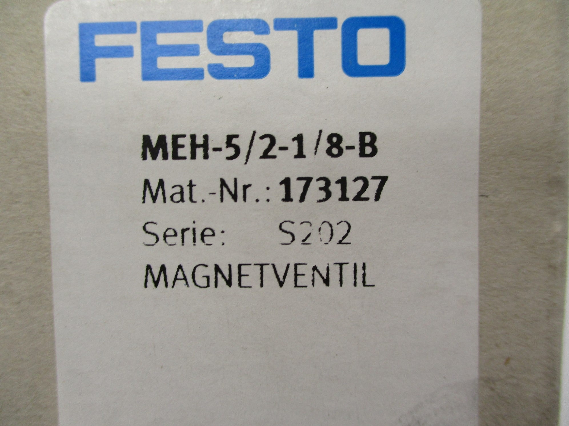 FESTO MEH-5/2-1/8-B NSMP