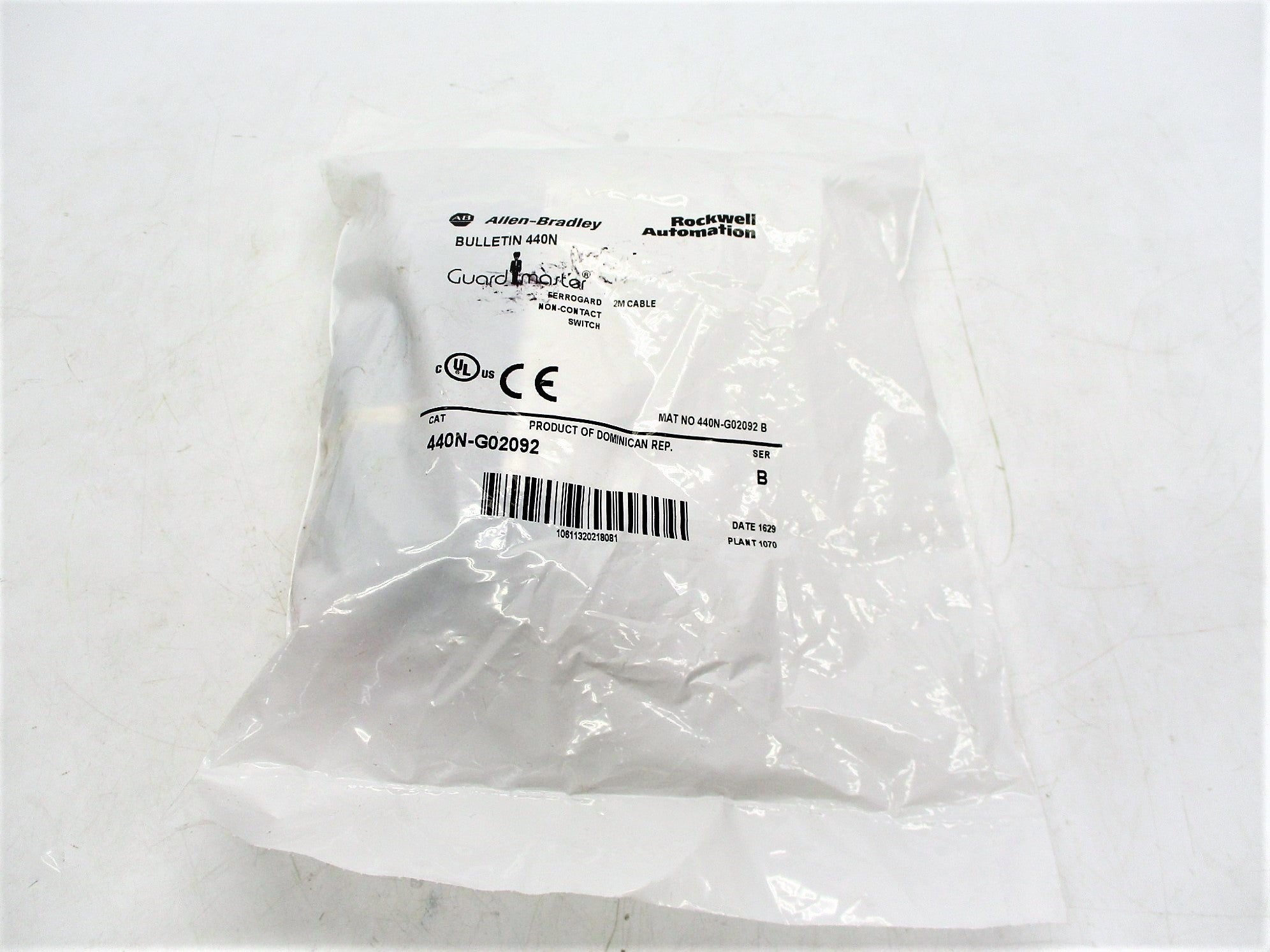 ALLEN BRADLEY 440N-G02092 SER. B (WH) NSMP
