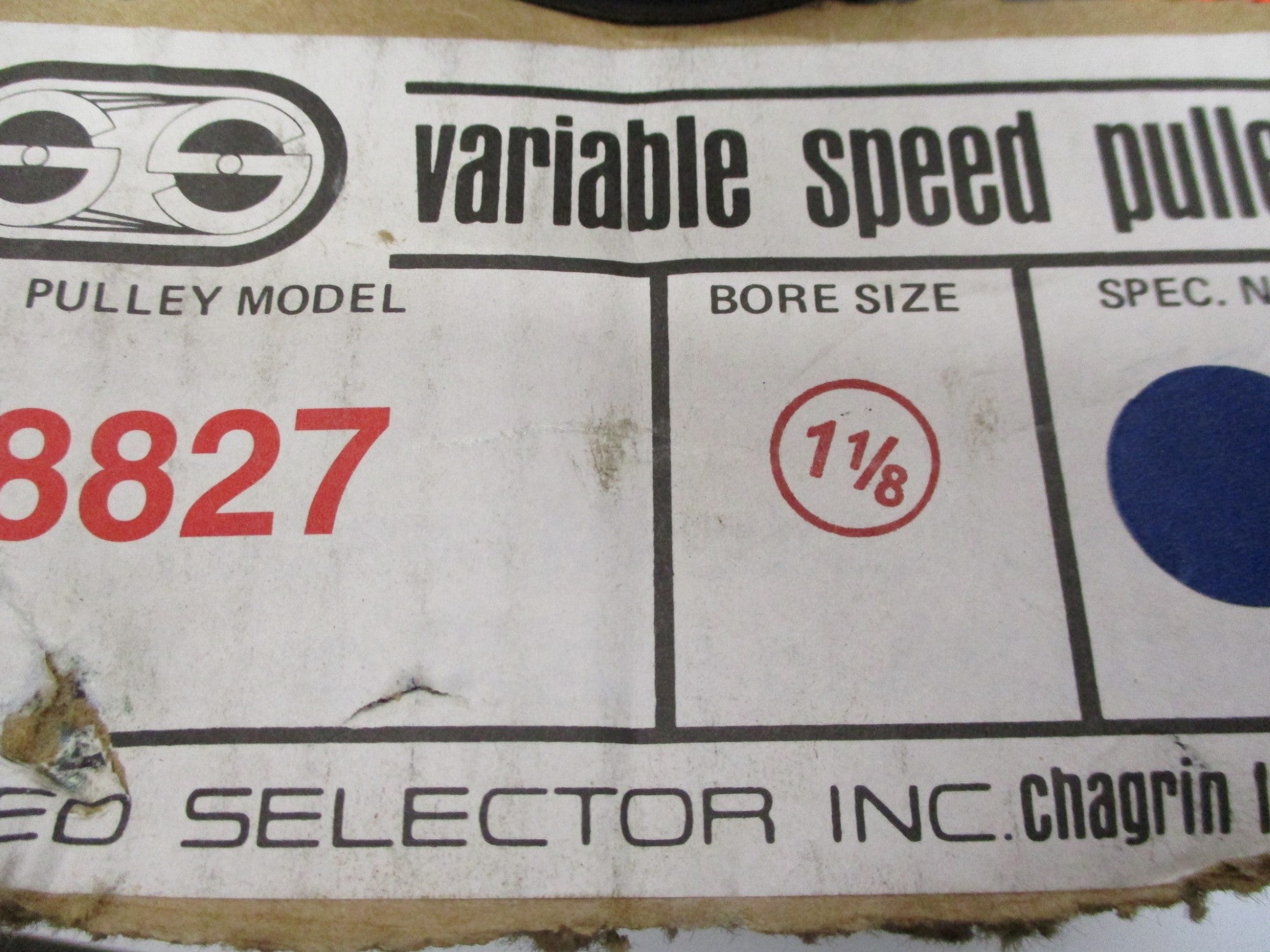 SPEED SELECTOR 8827-200 NSNP