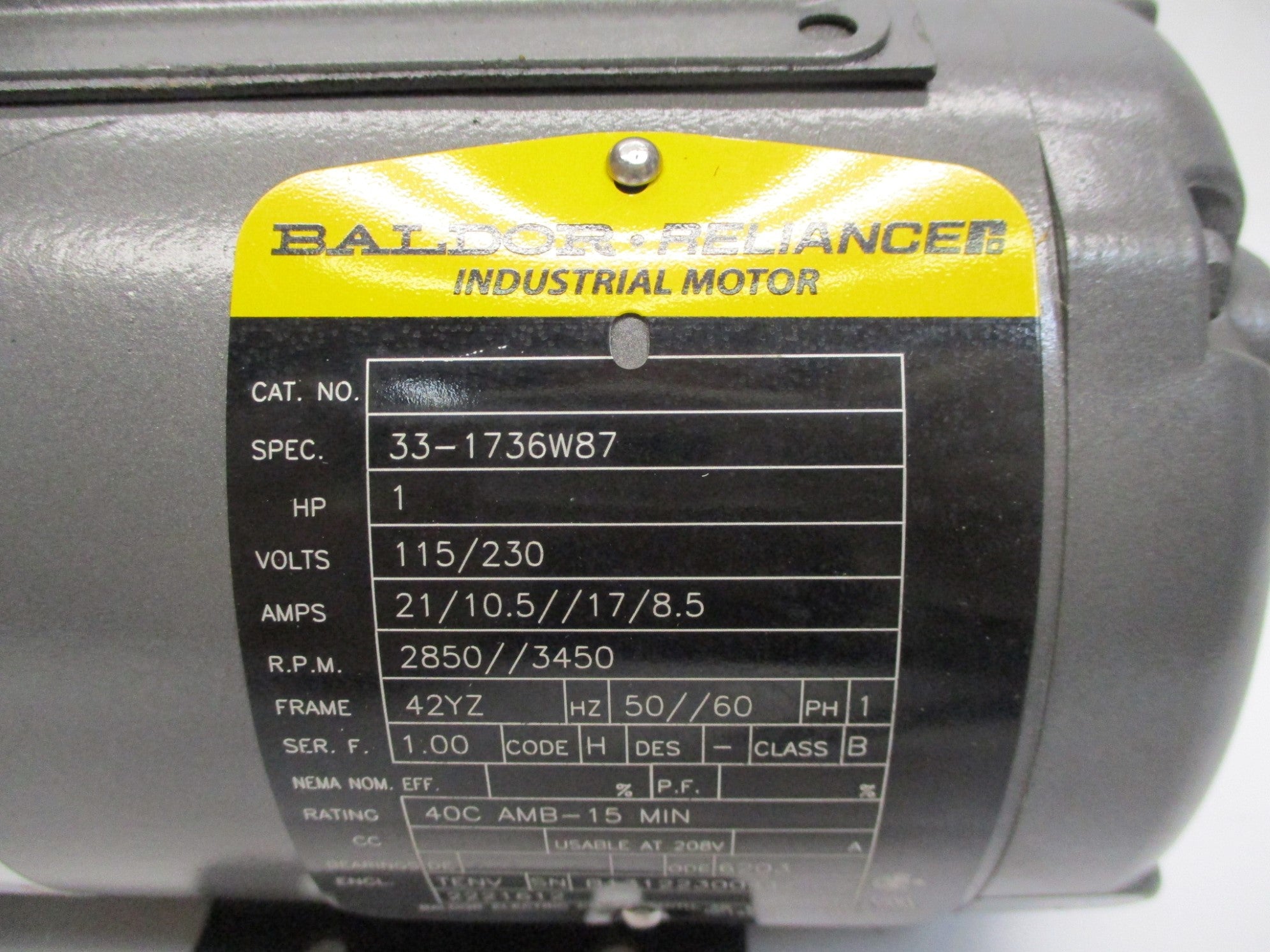 BALDOR 33-1736W87 UNMP