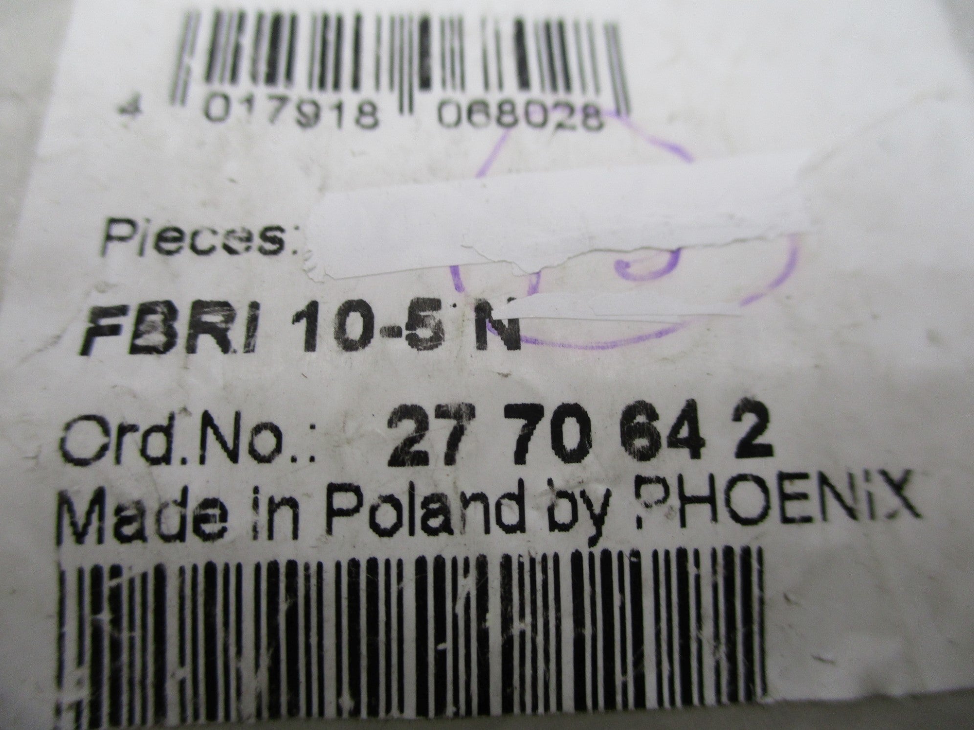 PHOENIX CONTACT FBRI10-5N NSNP