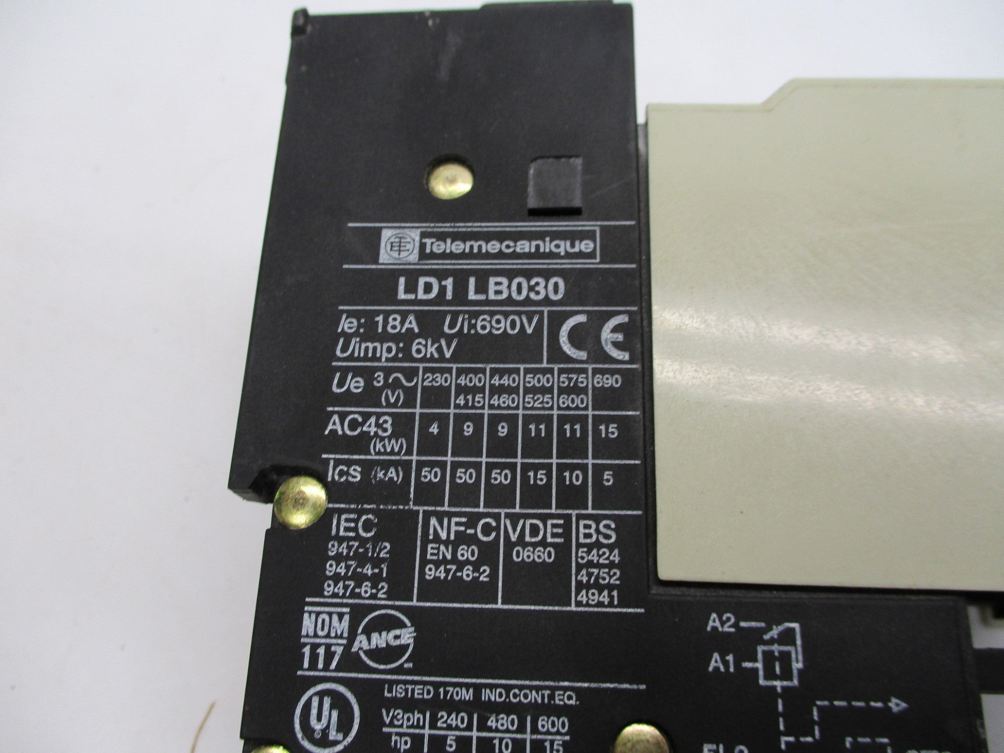 TELEMECANIQUE LD1LB030FC 105/115-120V UNMP