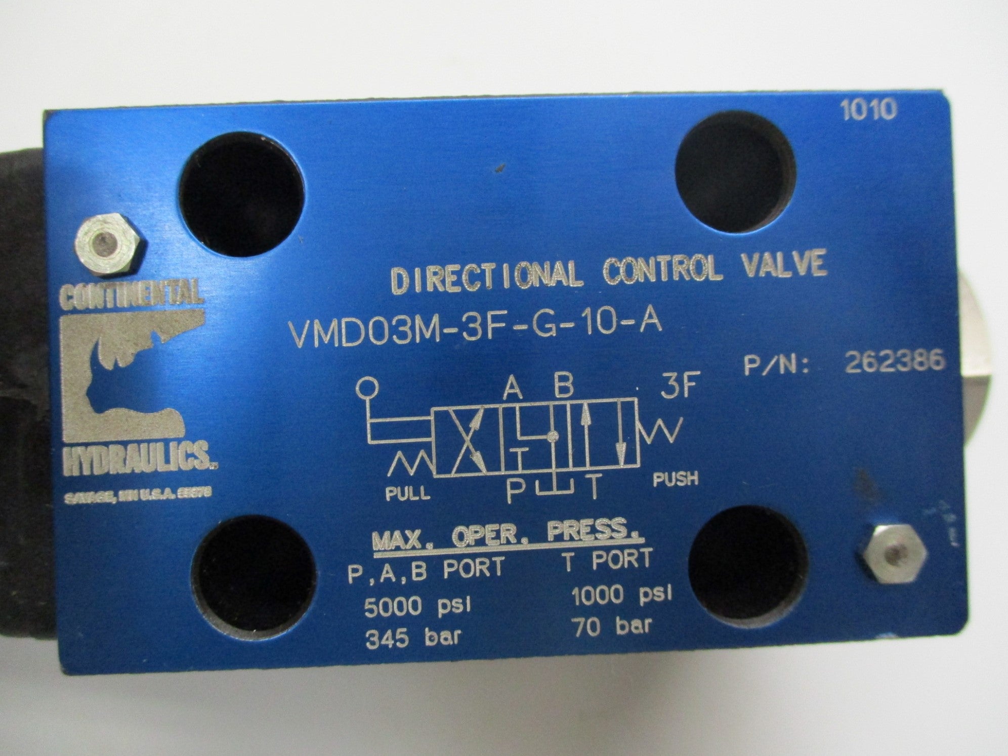 CONTINENTAL HYDRAULICS VMD03M-3F-G-10-A 262386 NSNP
