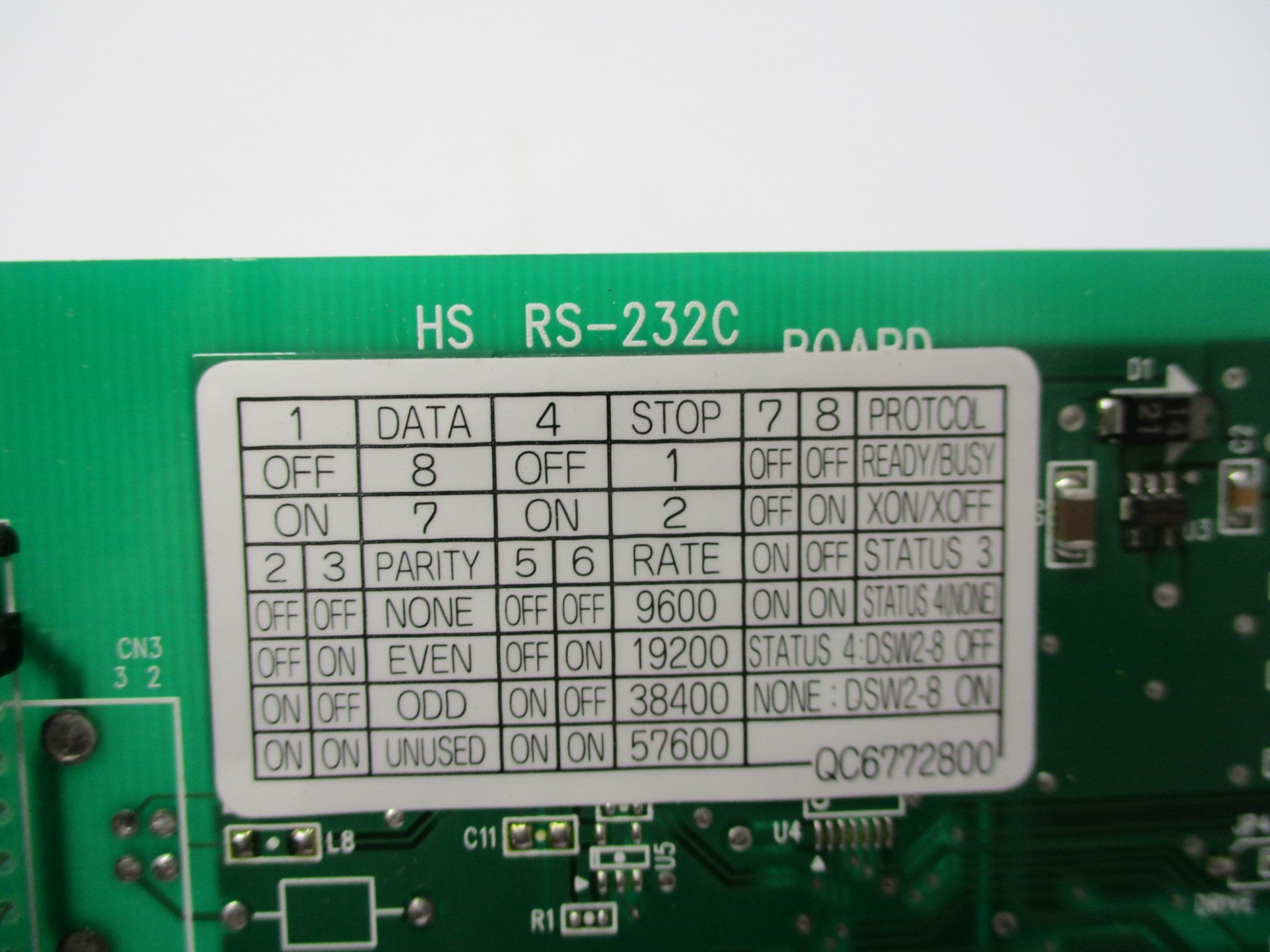 SATO HSRS-232C NSNP