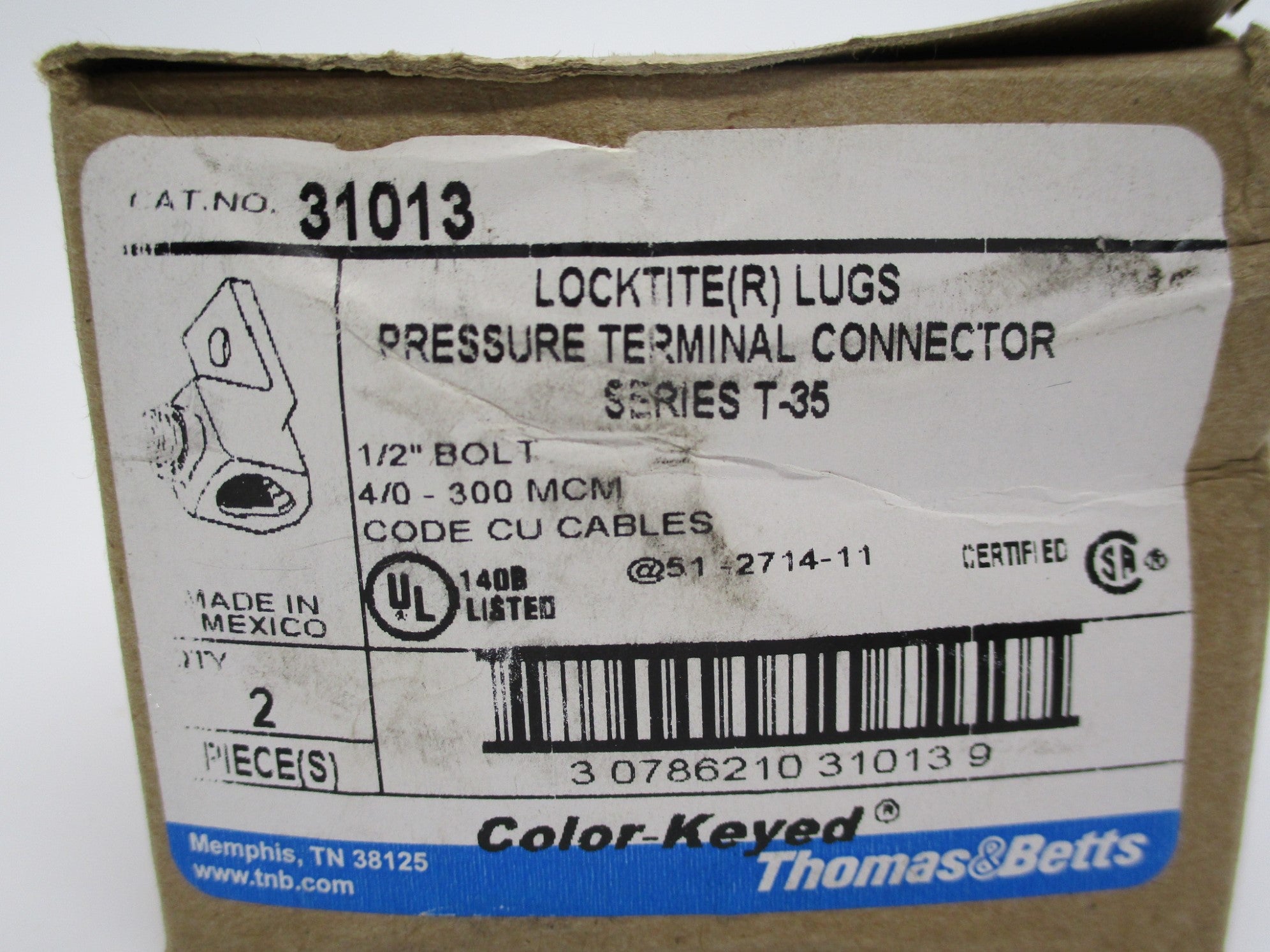 THOMAS & BETTS 31013 (PKG OF 2) NSMP