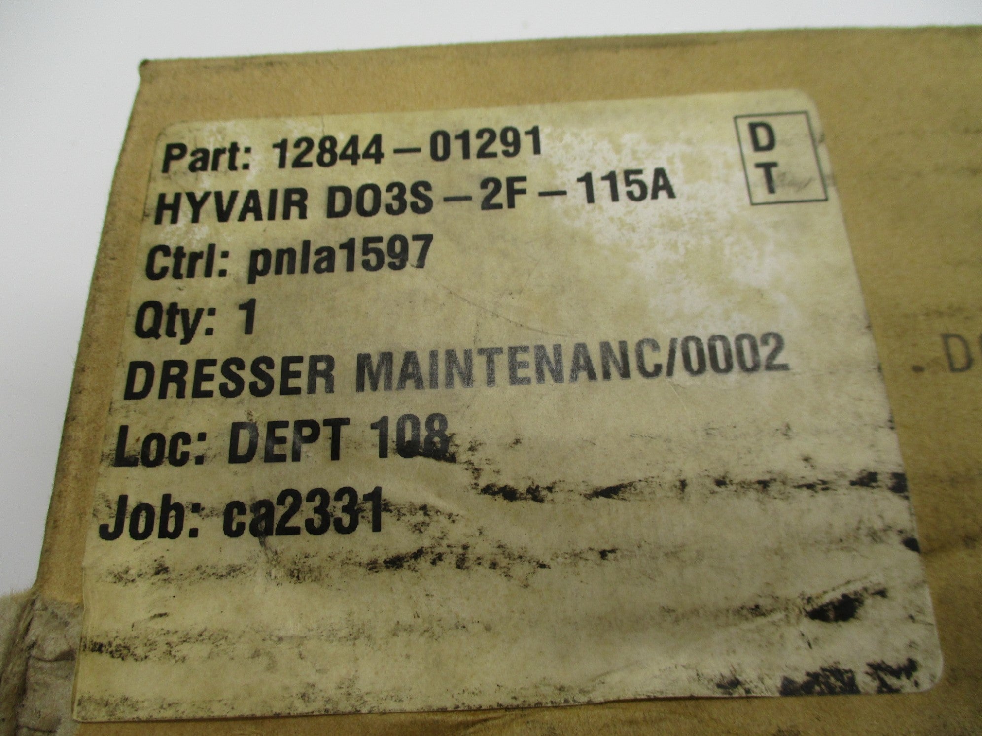 HYVAIR D03S-2F-115A-35 110VAC NSMP