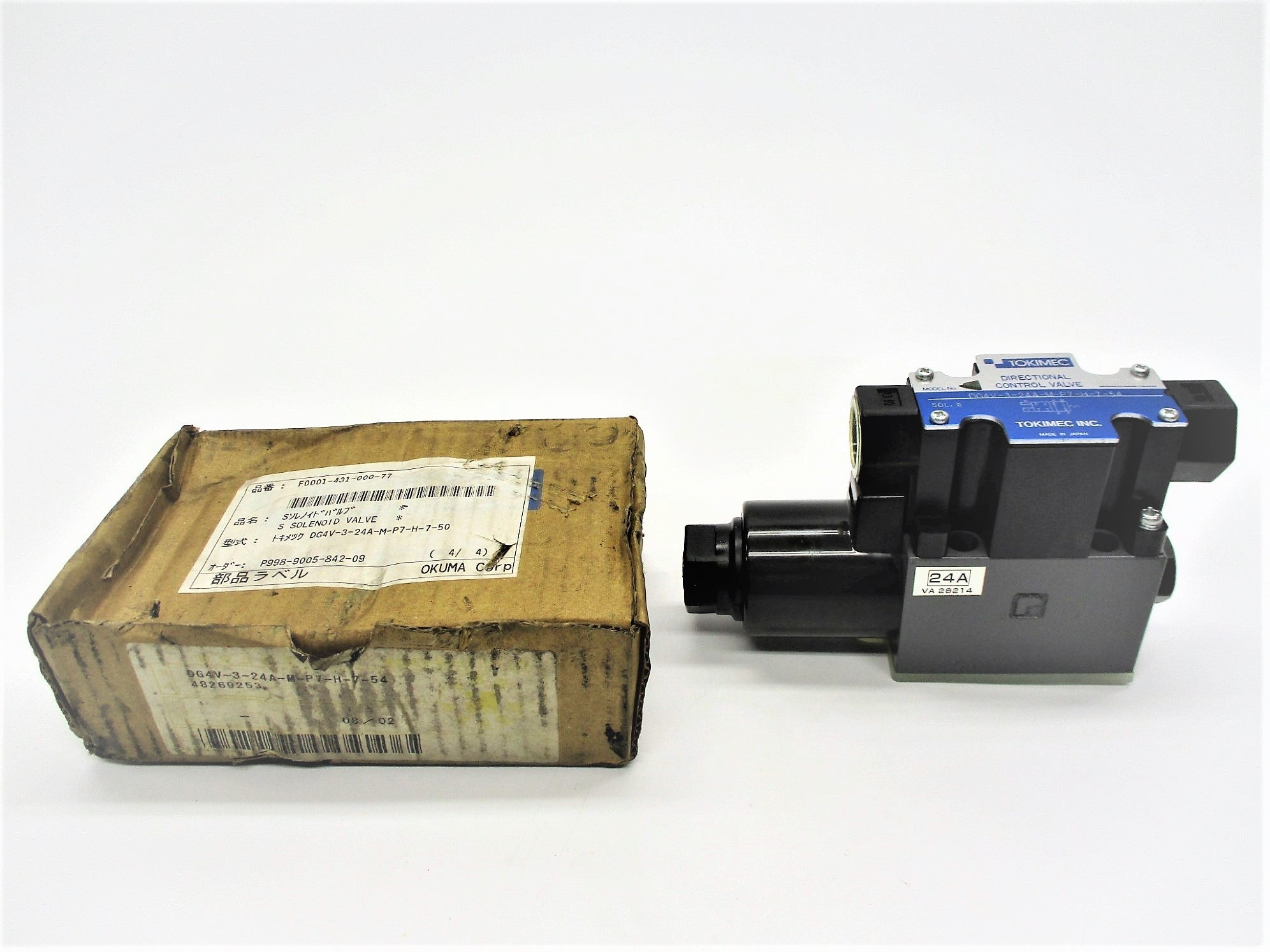 TOKIMEC DG4V-3-24A-M-P7-H-7-54 110VAC NSMP