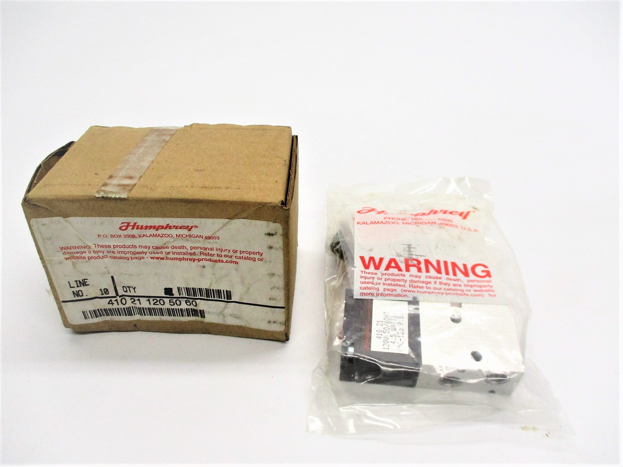 HUMPHREY 410-21-120-50-60 120V NSMP