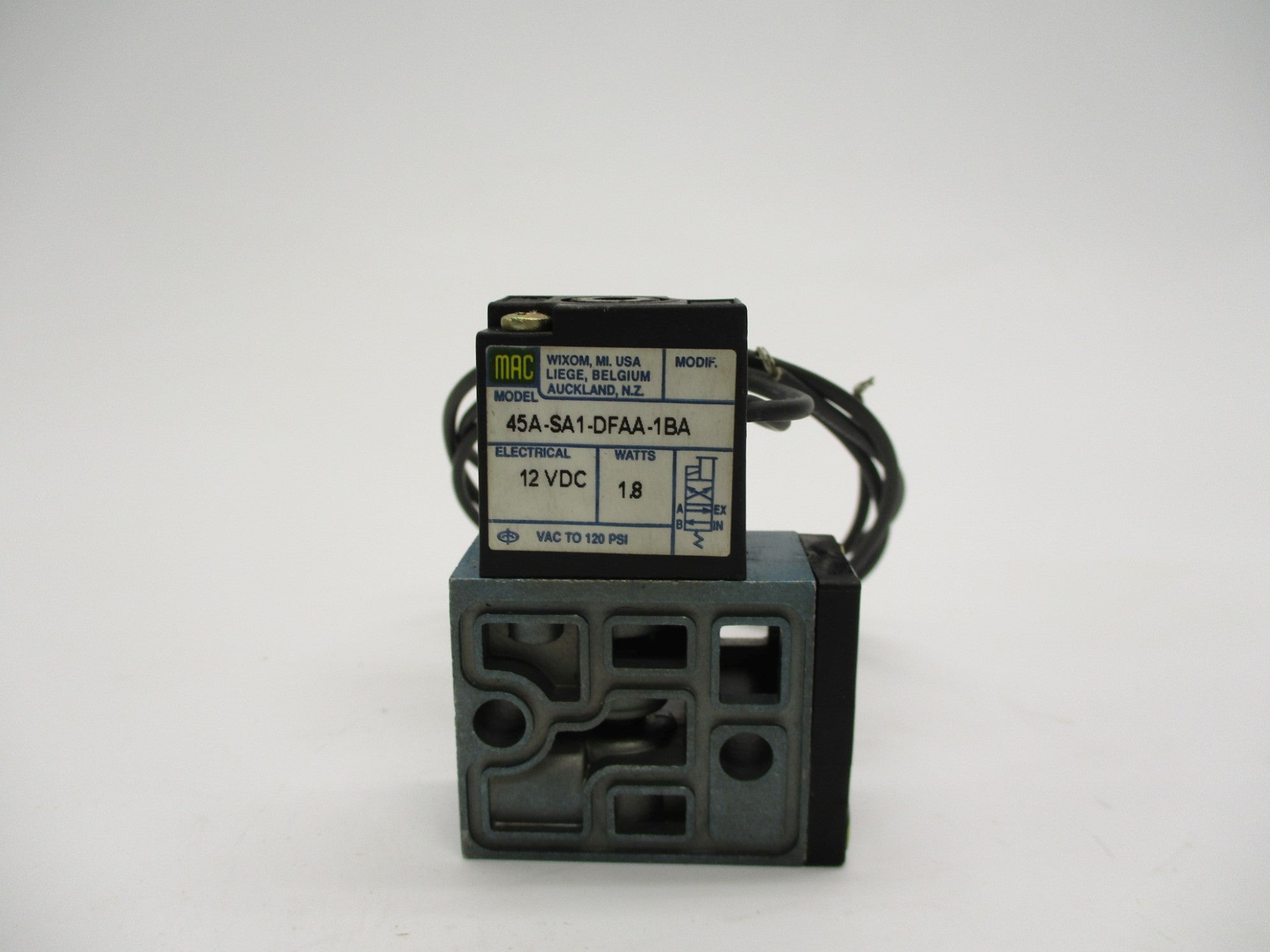 MAC 45A-SA1-DFAA-1BA 12VDC NSMP