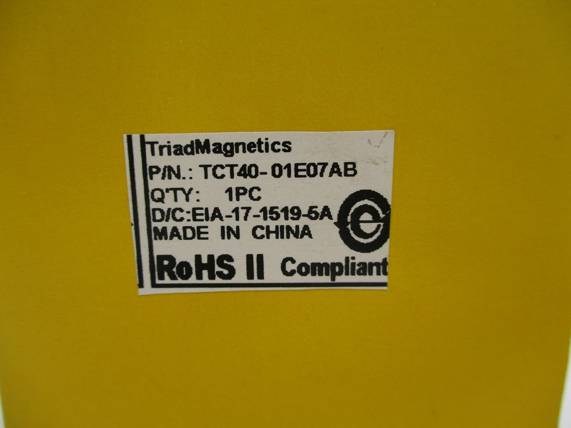TRIAD MAGNETIC TCT40-01E07AB NSMP