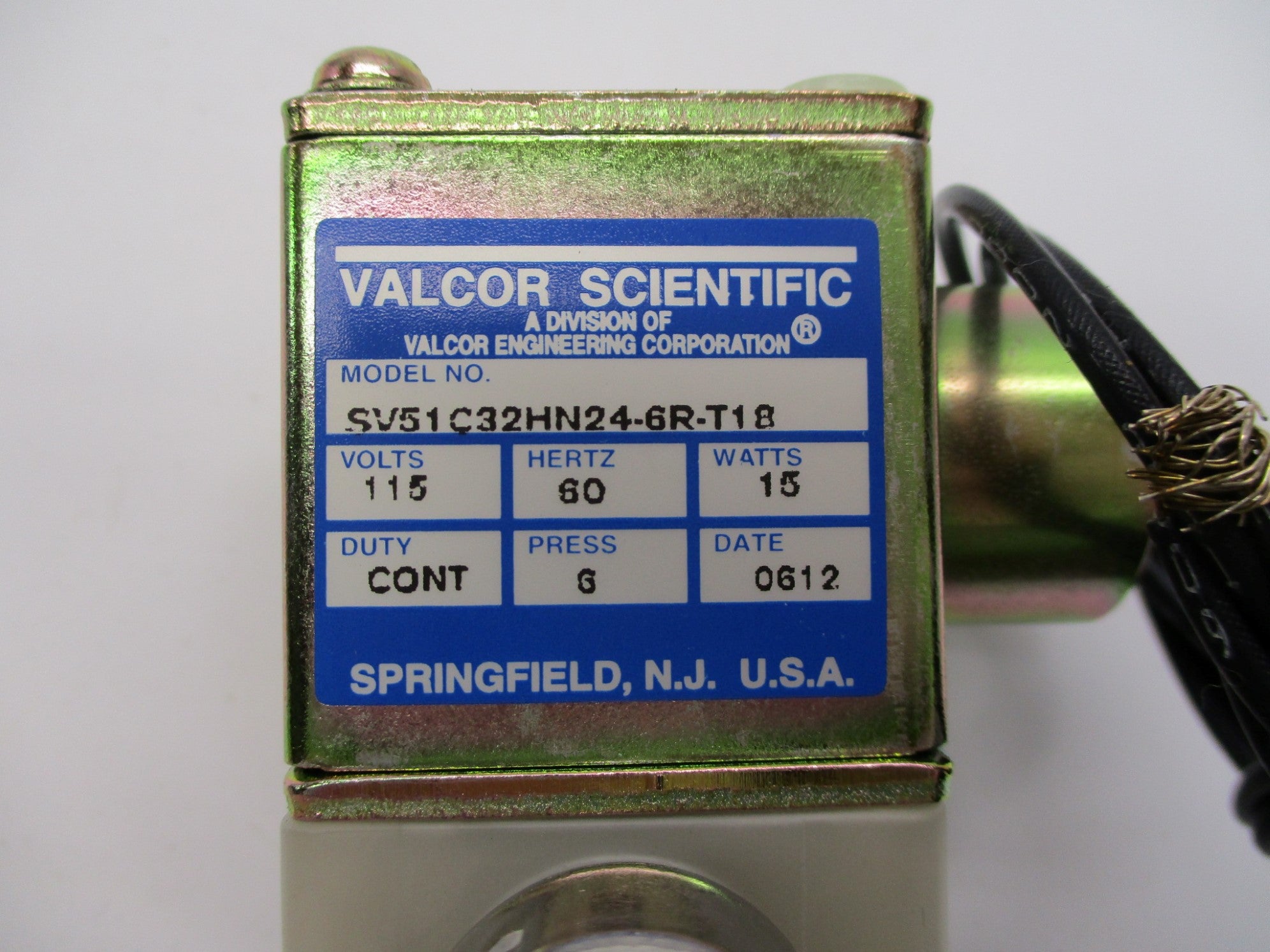 VALCOR SV51C32HN24-6R-T18 115V NSMP