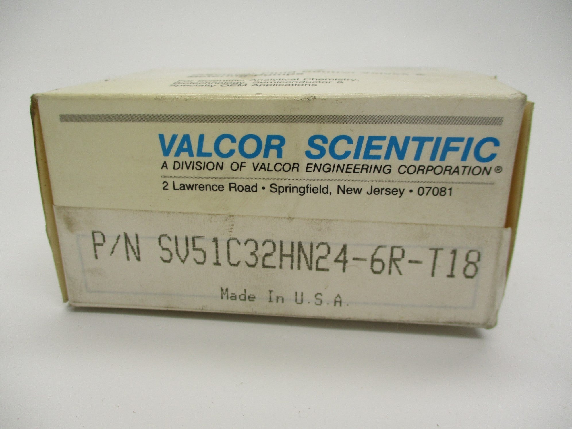 VALCOR SV51C32HN24-6R-T18 115V NSMP
